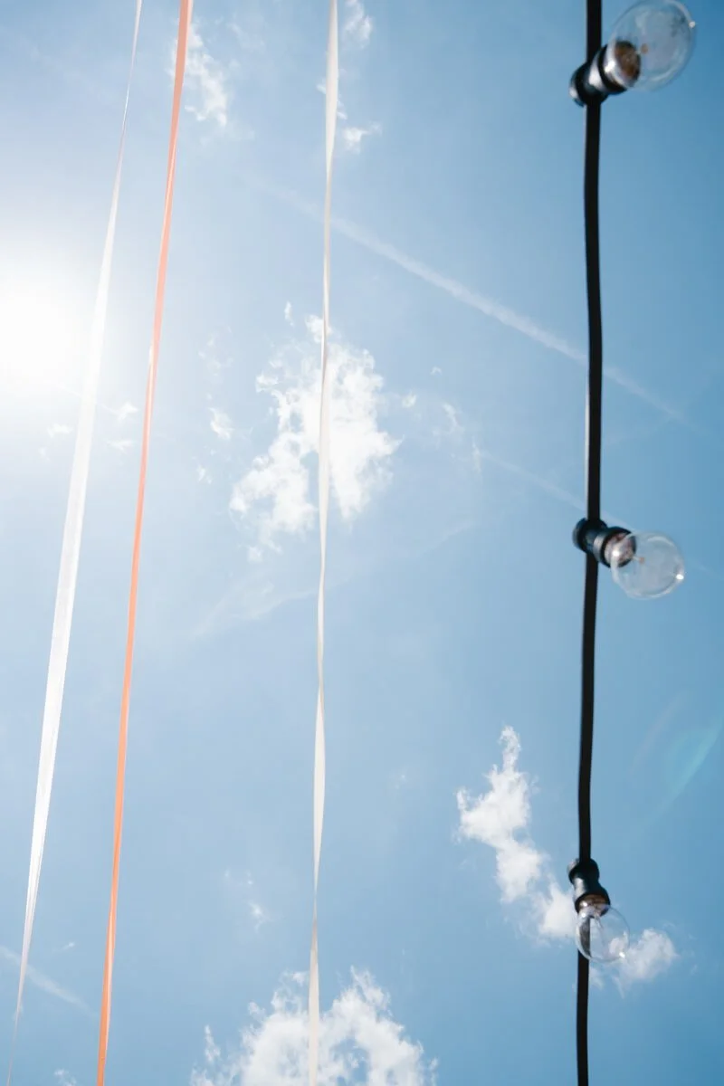 Wedding decor in the sky in Munich