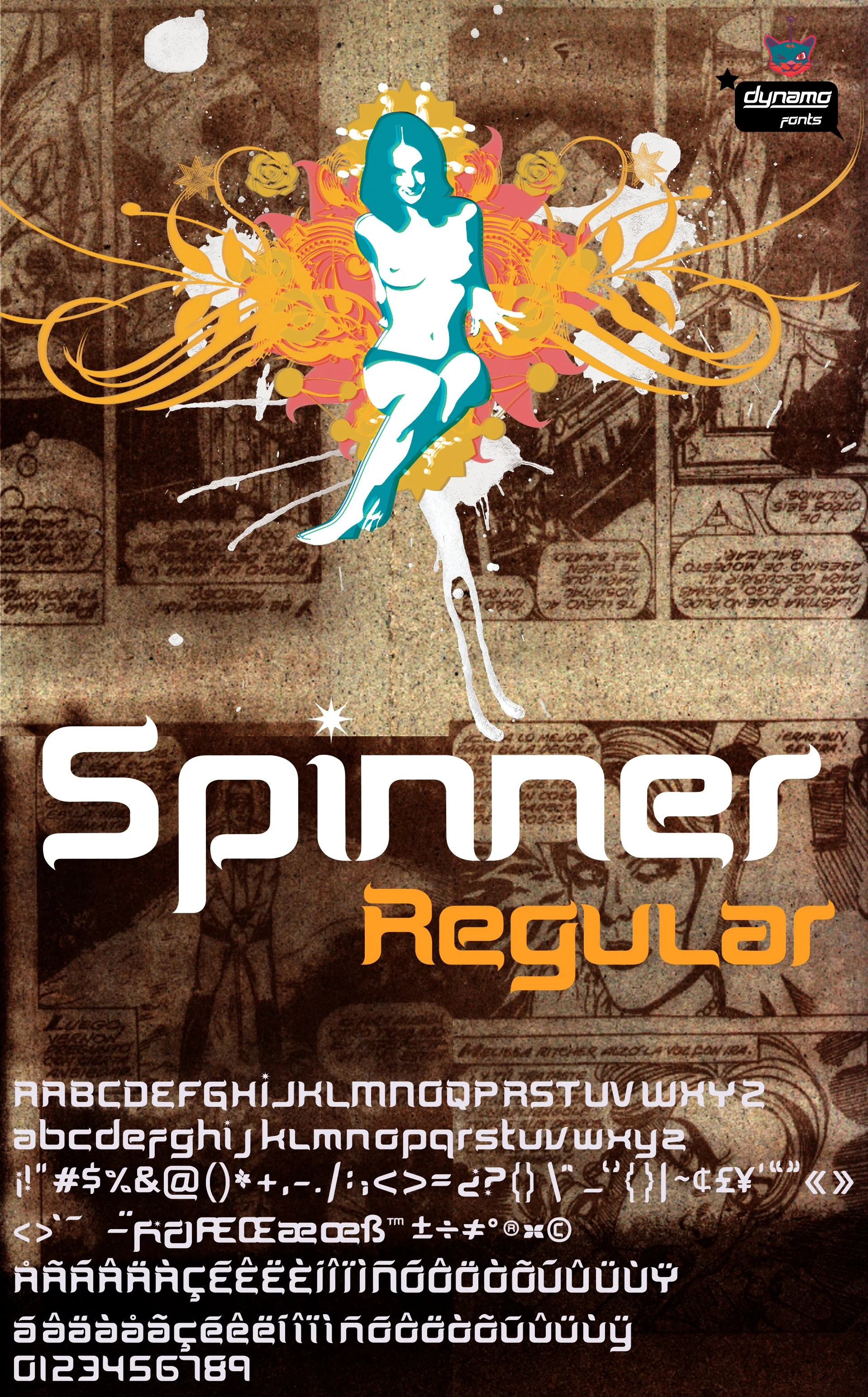 Spinner font