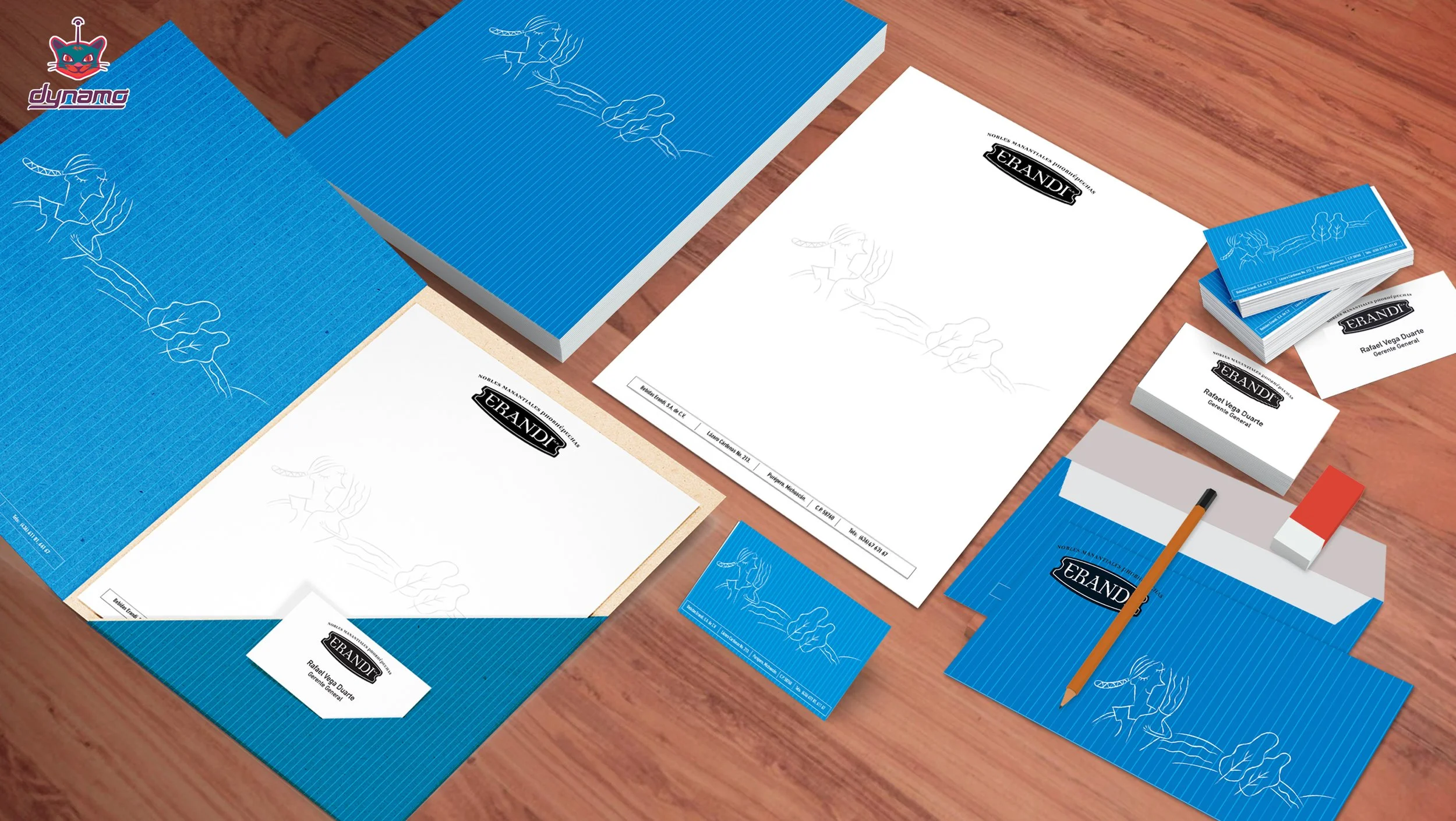 Aplicaciones de Branding a papelería interna. 