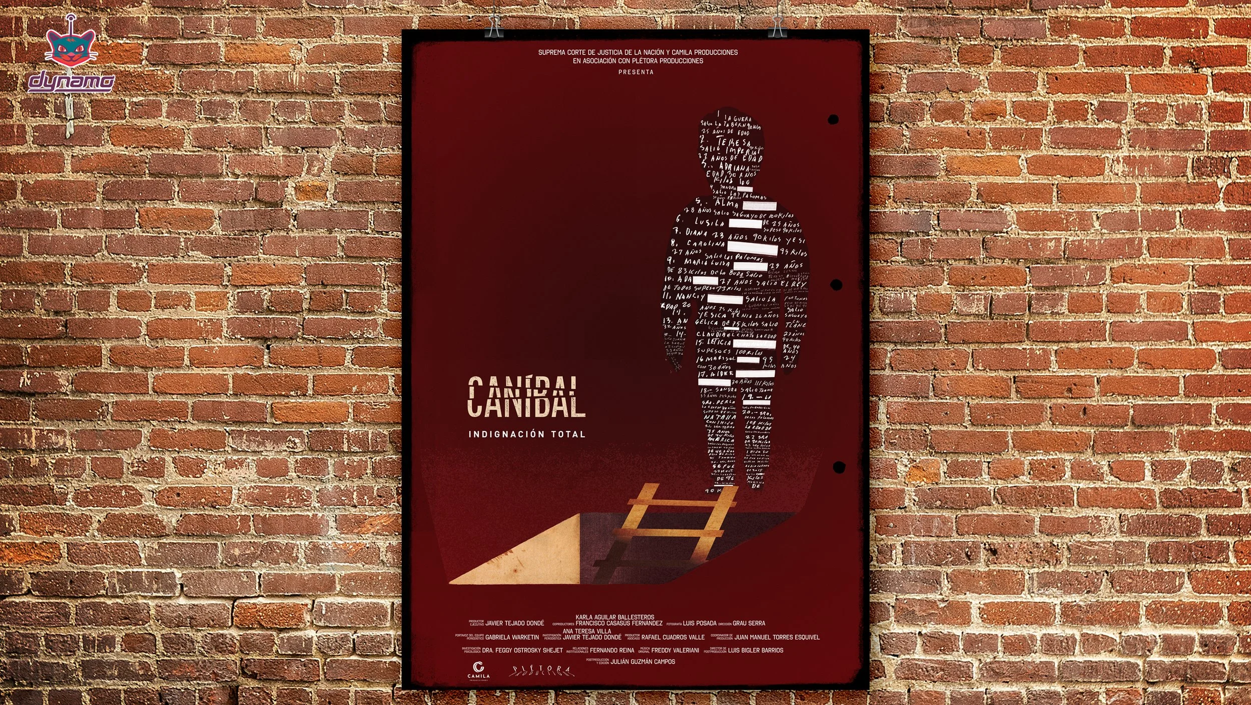 Propuesta de cartel para película Caníbal Indignación Total (2022)