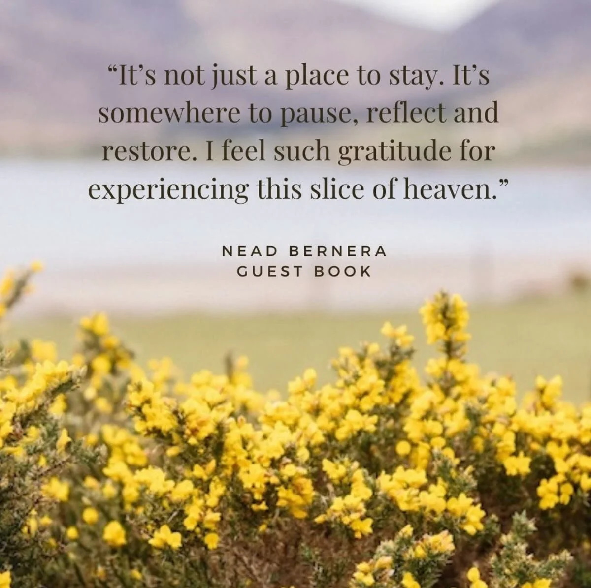 Nead Bernera is our tiny but perfectly kitted out cabin on the shores of Glenelg bay. A haven for humans tucked among the habitat of birds. It&rsquo;s a place to down tools, watch wildlife, gaze at clouds, and take long slow breaths. To feel your pla