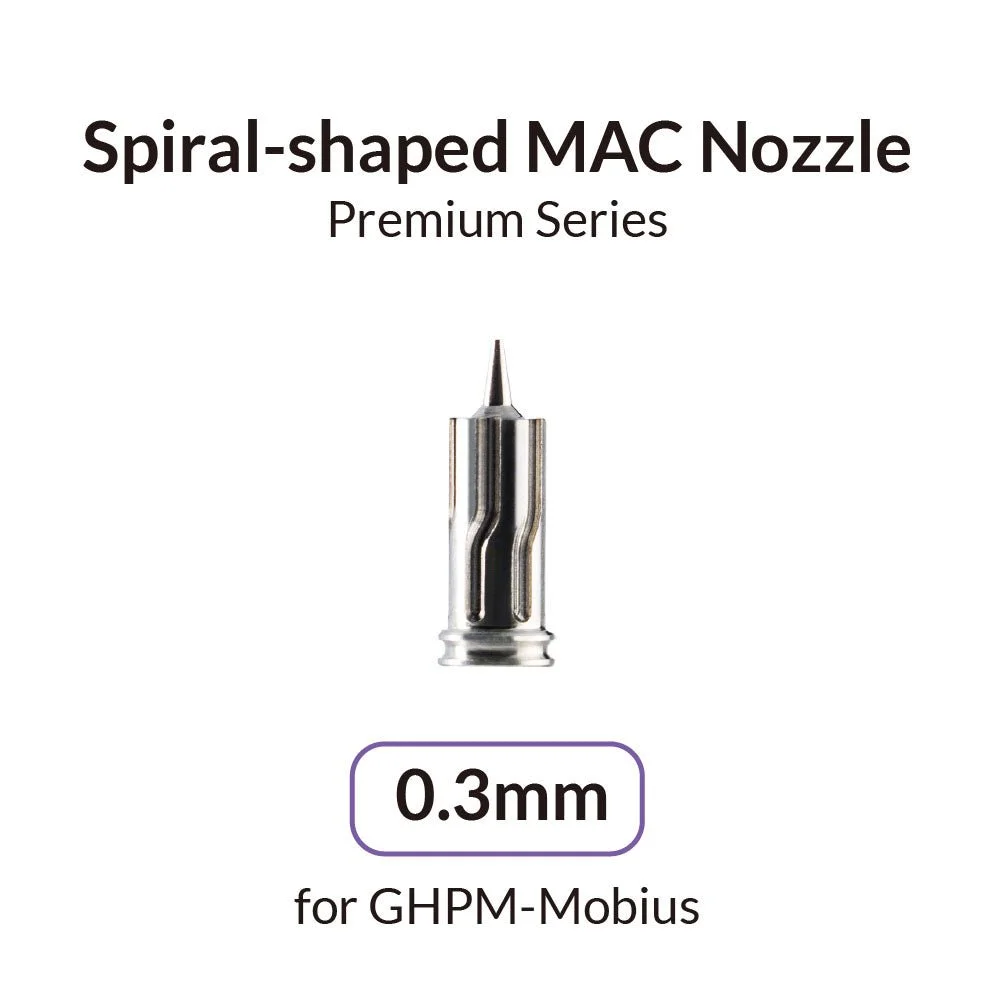 Spiral Shaped MAC Nozzle For Mobius