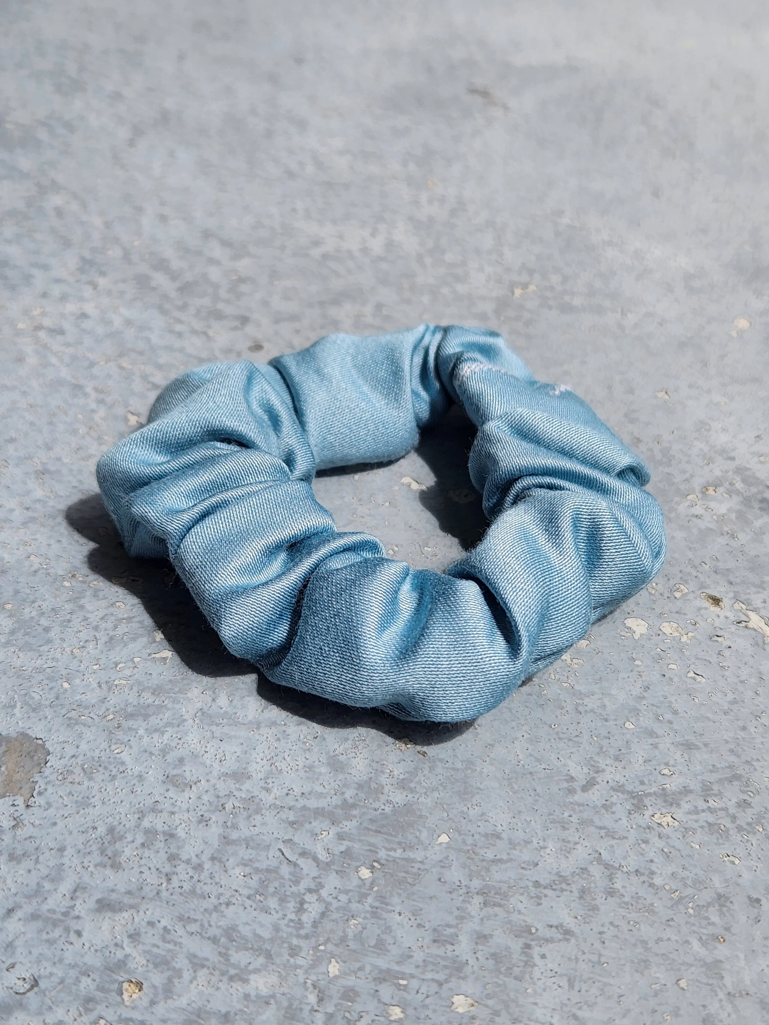 Blue Scrunchie