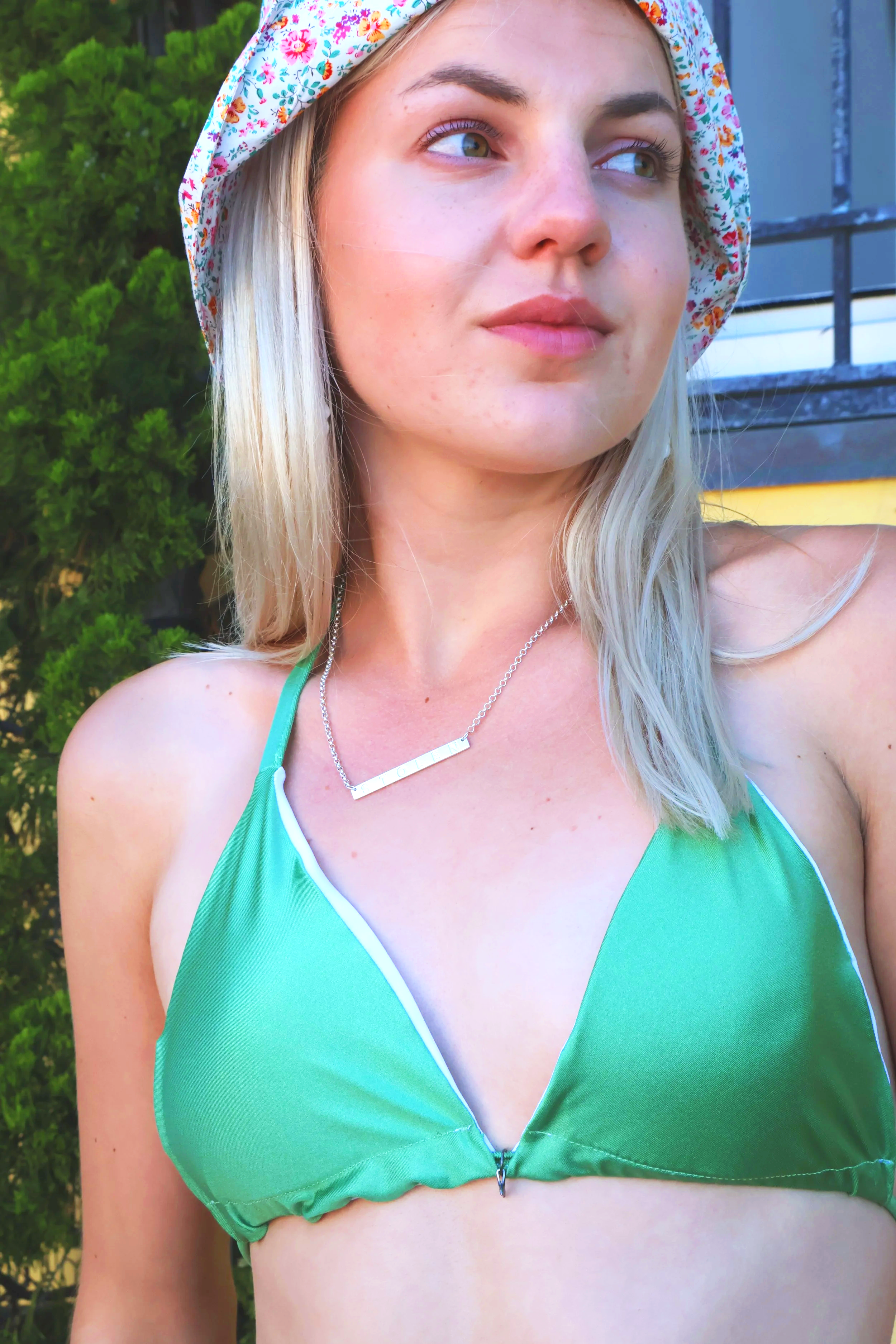 Verde Mare Triangle Bikini Set