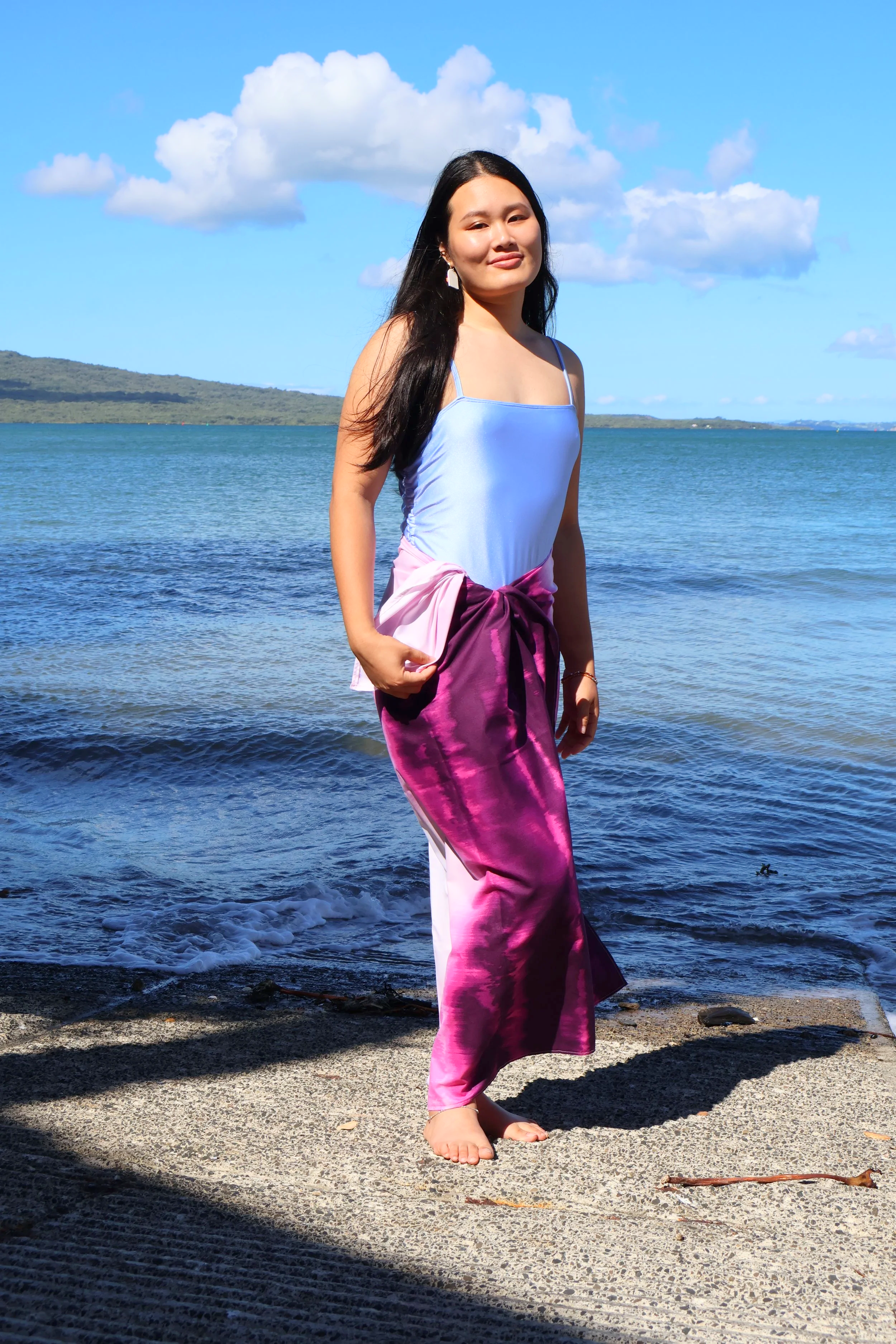 Purple Ombre Sarong