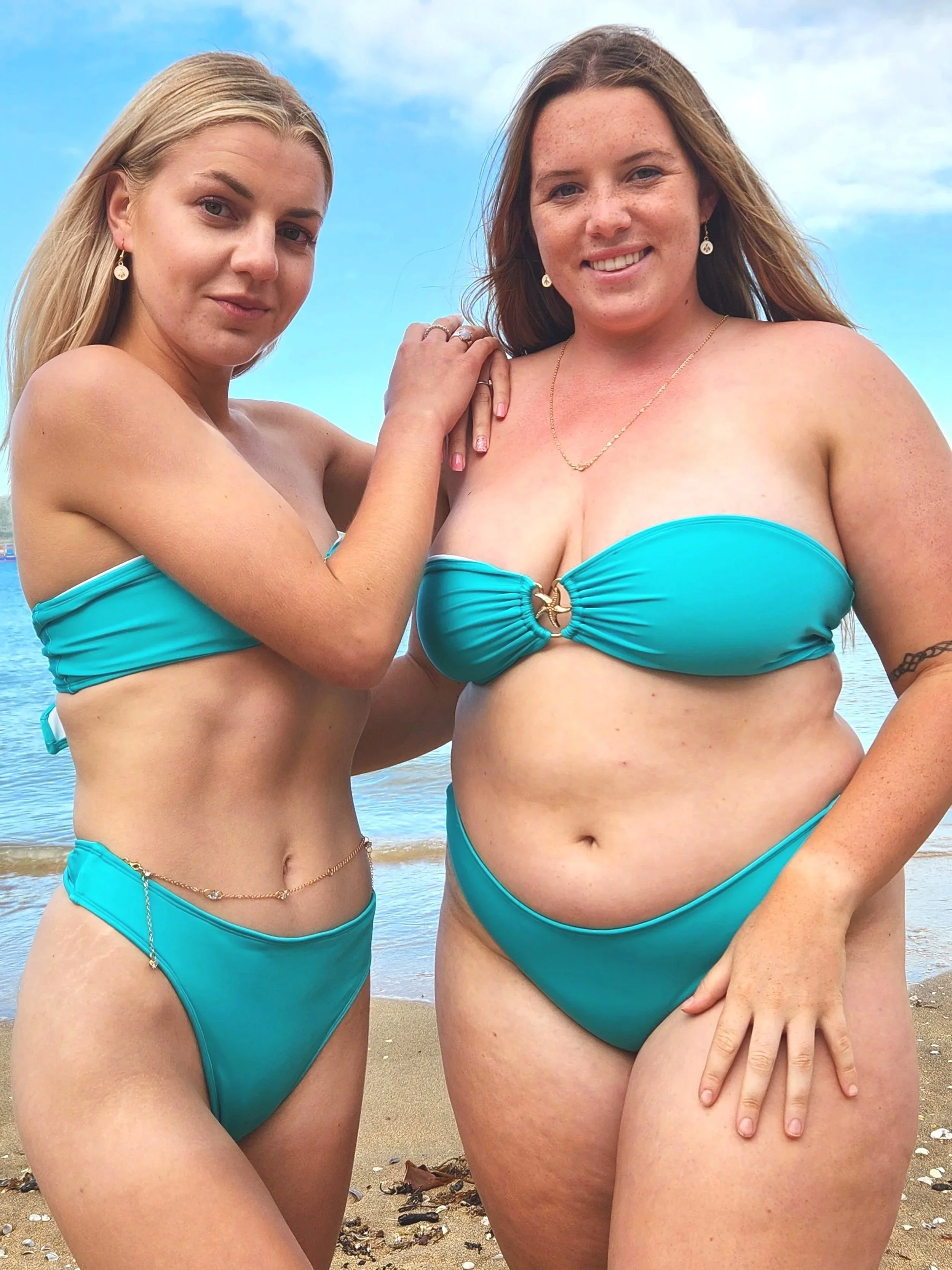 Isola Torquoise Bandeau Bikini Set