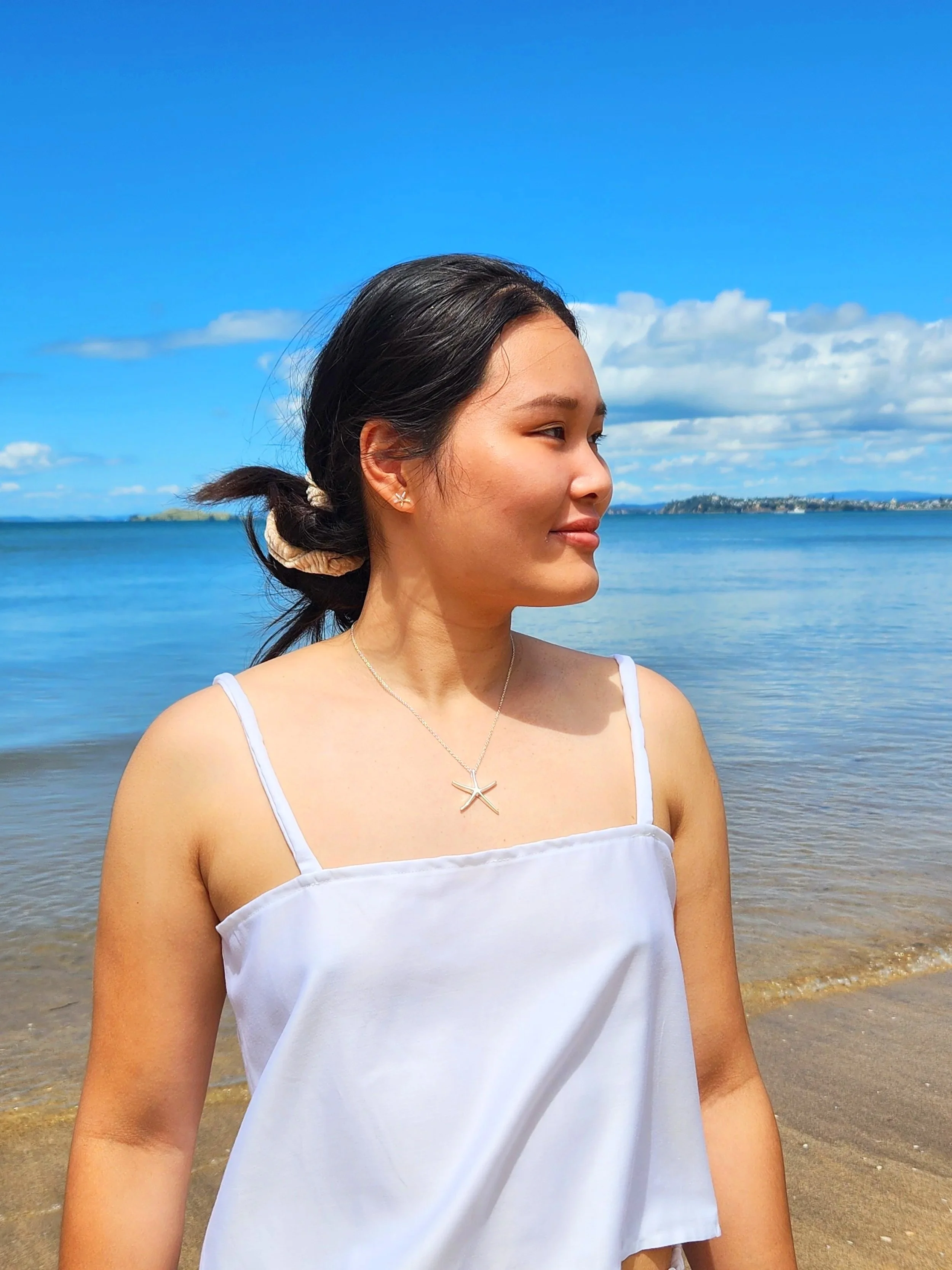 White Top with buttons