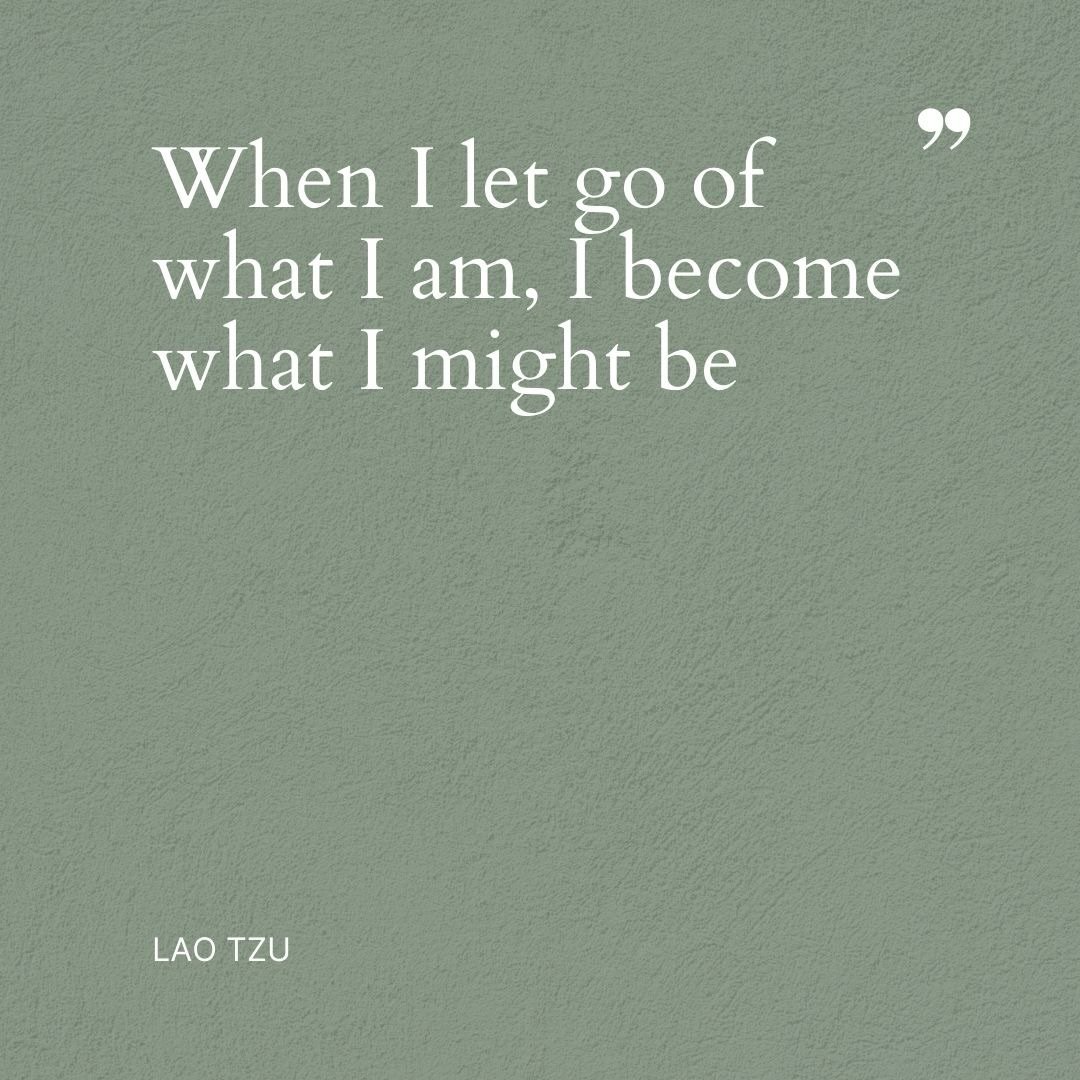 Letting go isn&rsquo;t about losing who you are.
It&rsquo;s about releasing the patterns, pressures, and protective layers that no longer serve one.

So much of what we call &ldquo;who we are&rdquo; is actually adaptation. Whether from stress respons