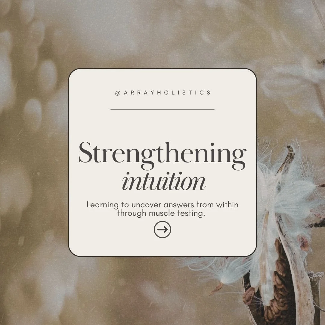 Your body is constantly responding to the world around you, even when you&rsquo;re not consciously aware of it.

Muscle testing is one way to begin observing those subtle responses in real time. With practice, it can become a simple tool to help you 