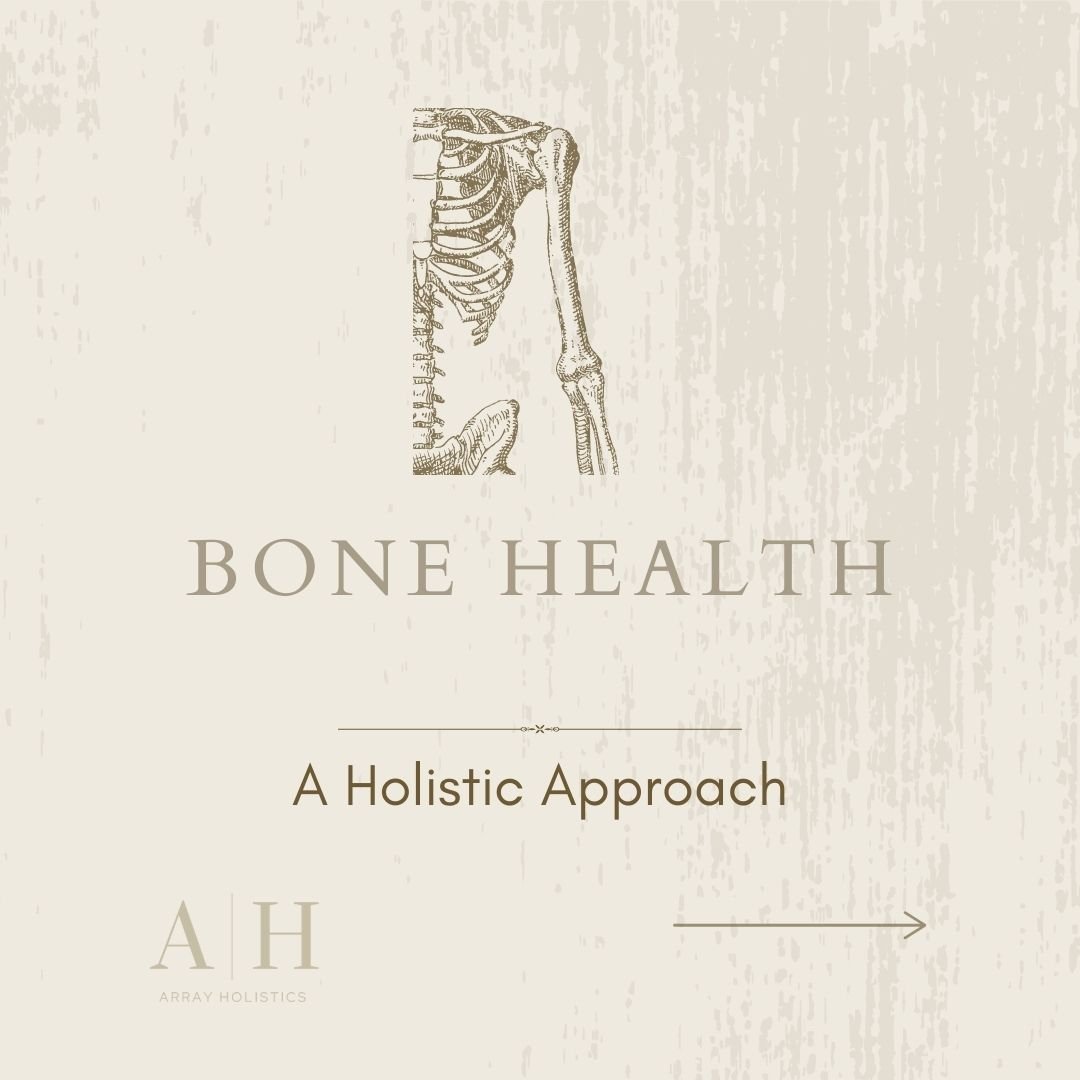 Bone health is often simplified to calcium alone, but the body builds strong bones through a much broader system of balance.

From a holistic and Traditional Chinese Medicine perspective, bone strength reflects the health of several systems working t