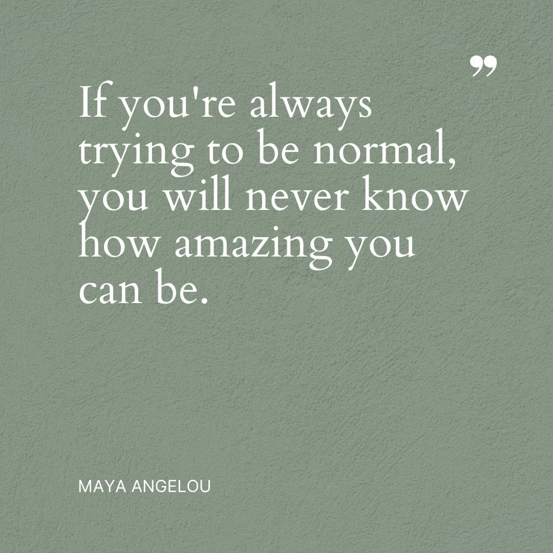 There&rsquo;s a quiet pressure to stay within what feels acceptable&hellip;
to follow what&rsquo;s familiar, to do what&rsquo;s expected, to not question too much.

But the moment you start thinking differently, feeling differently and choosing diffe