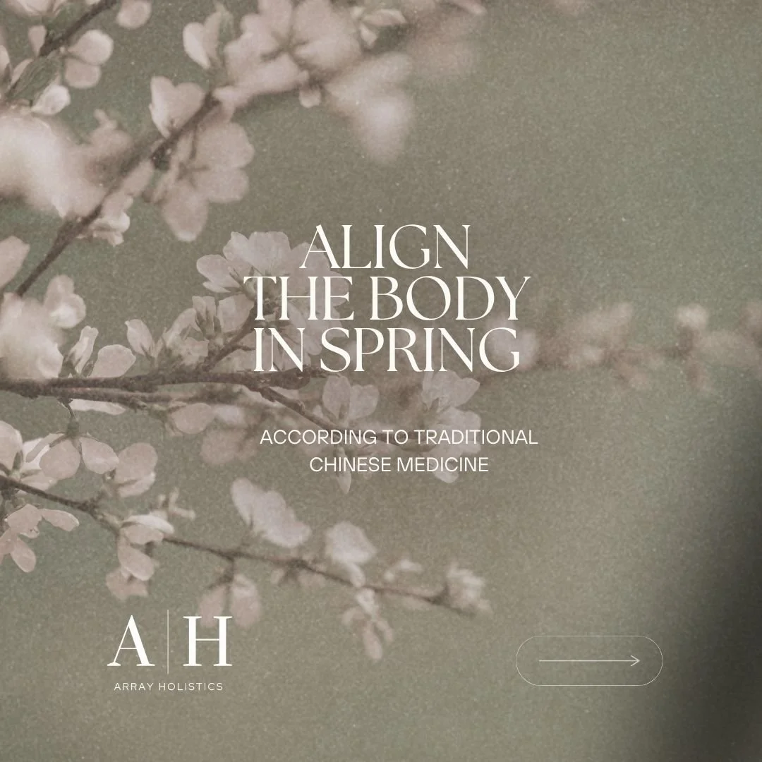 Spring invites a shift through movement, not force.

In TCM, this season is all about the Liver and Gallbladder Systems that are responsible for flow, detoxification, and direction. When supported, you feel clear, energized, and motivated. When stagn