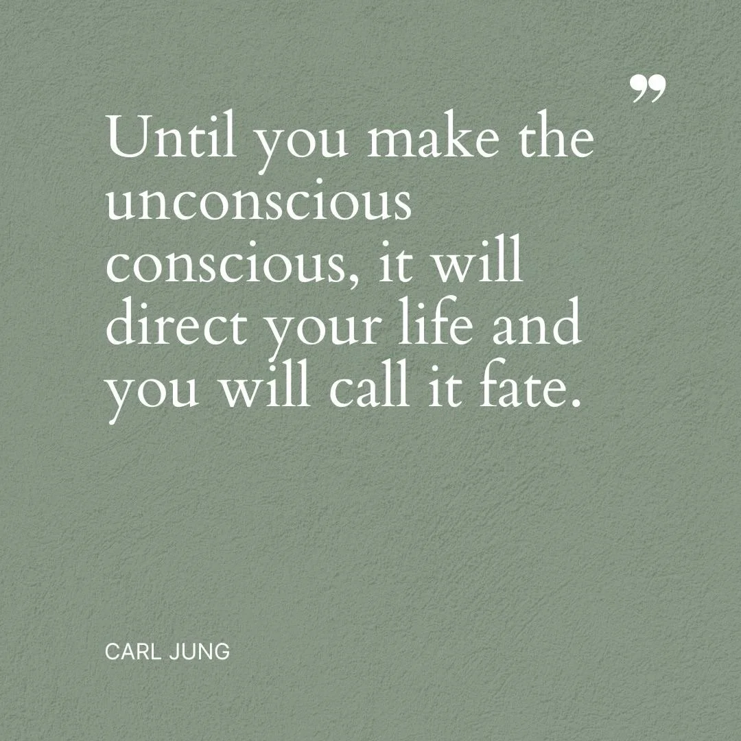 &ldquo;Until you make the unconscious conscious, it will direct your life and you will call it fate.&rdquo; &mdash; Carl Jung

Most people aren&rsquo;t stuck, they&rsquo;re simply unaware.

The patterns you keep repeating, the triggers you can&rsquo;