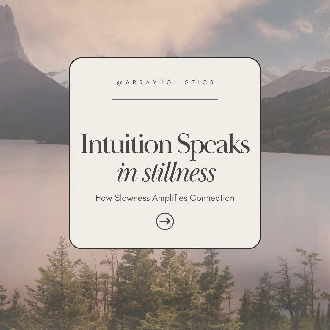 Most people think intuition is something mysterious or reserved for a select few.
But often, the real challenge is not that intuition is absent, but that life has become too loud to hear it clearly.

Constant stimulation keeps the nervous system busy