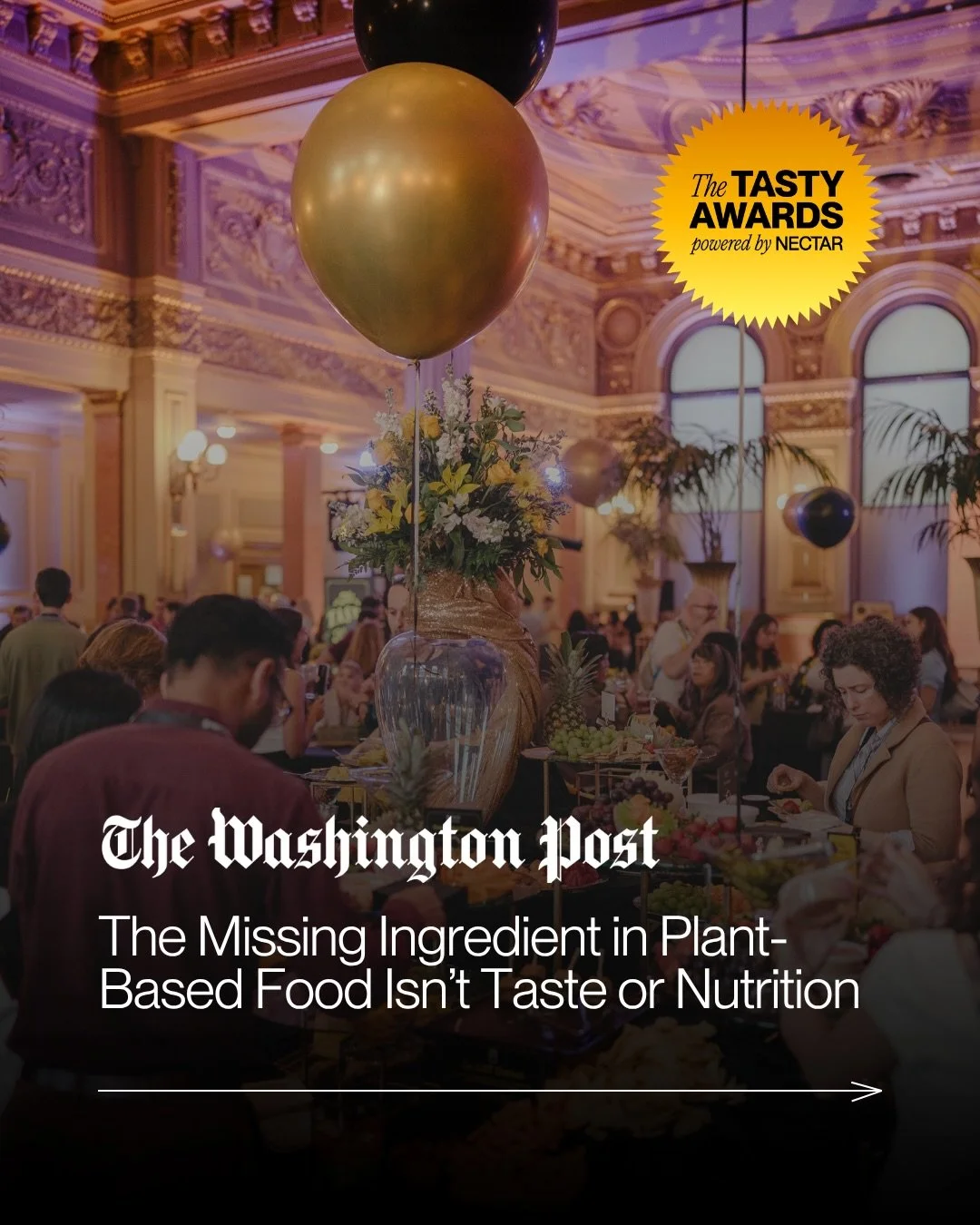 The @washingtonpost just covered NECTAR&rsquo;s latest Taste of the Industry research, and the findings are exactly why this work matters. 

Plant-based foods are closing the gap on taste, but as reporter @climatecoachwapo writes, flavor alone isn&rs