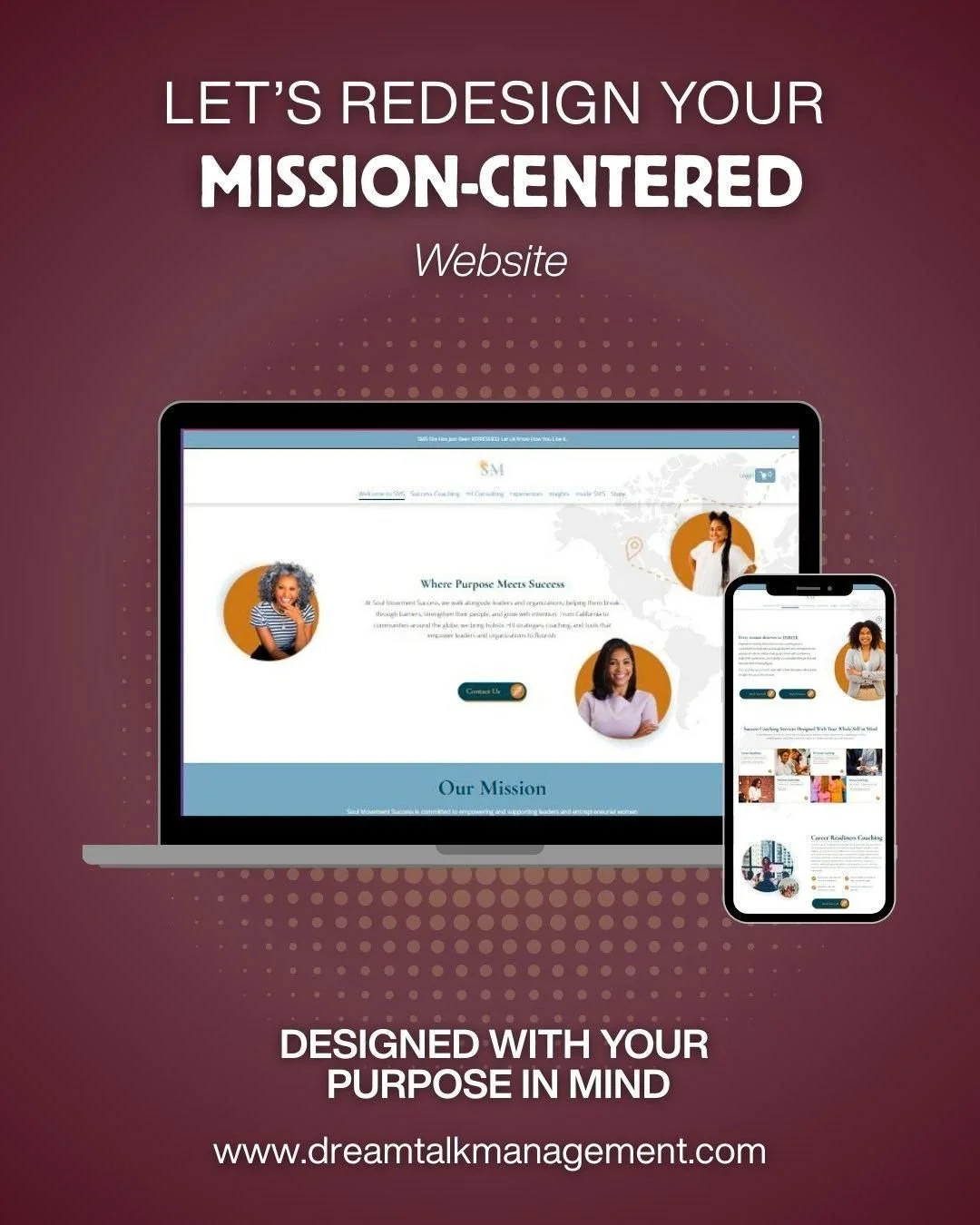 A lot of people assume a website is just a place to &ldquo;put information.&rdquo; But if your work is rooted in purpose, your website should move people.

One of the questions I get asked most is: Who do you design websites for?

I design websites f