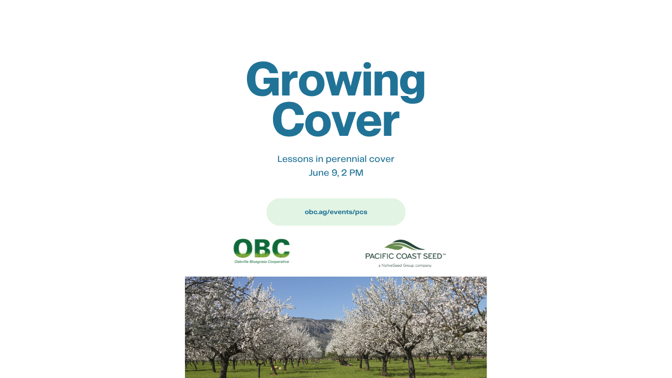 Growing Cover: Pacific Coast Seed