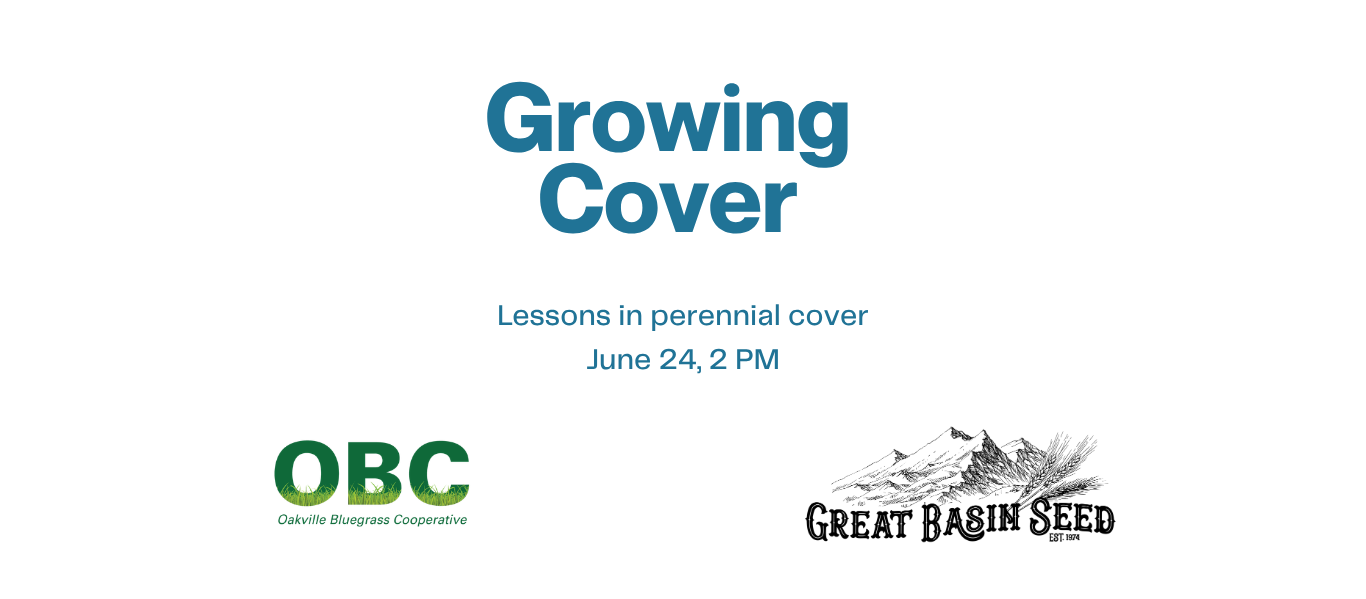 Growing Cover: Great Basin Seed