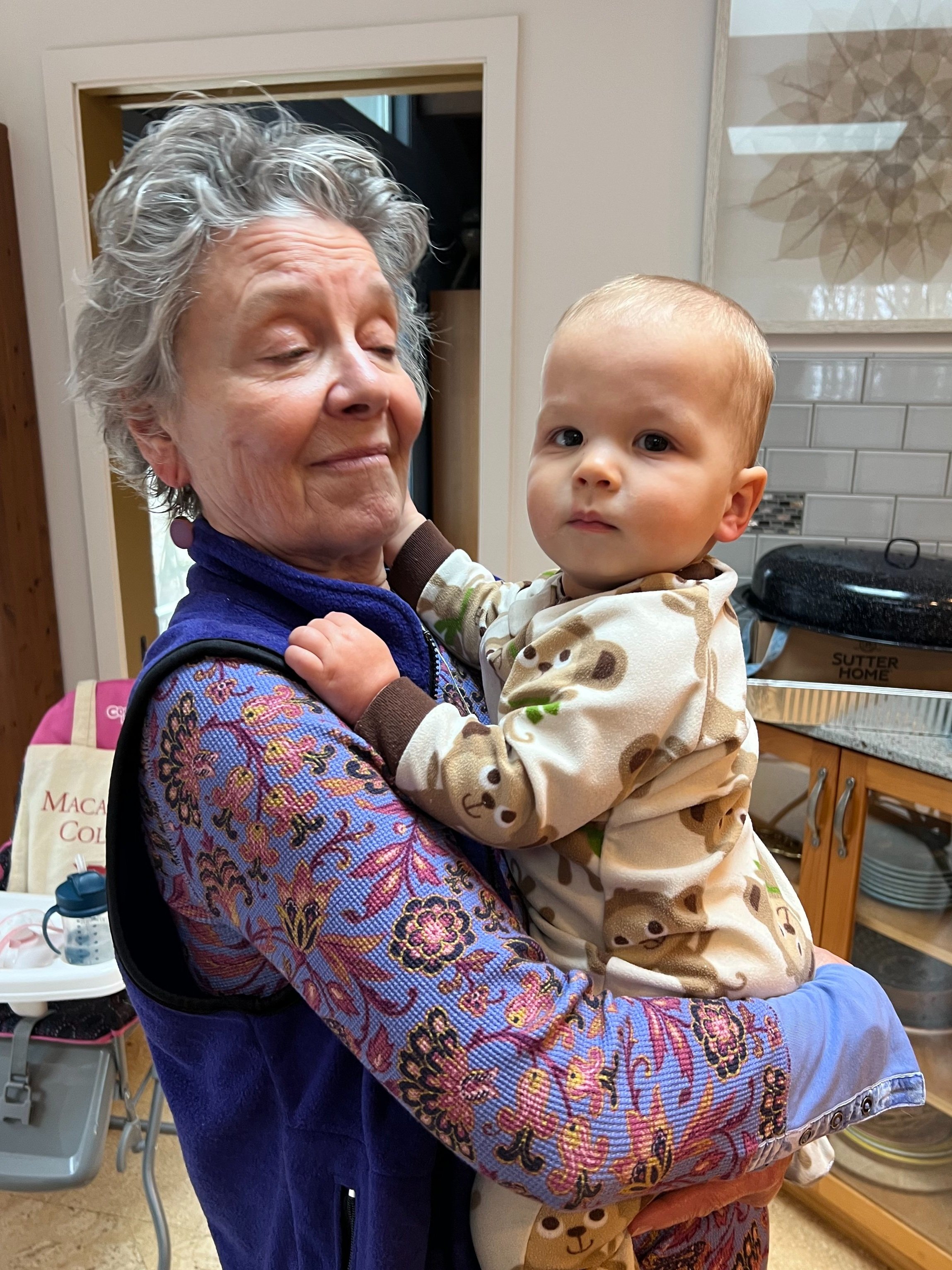 Altai liking Grandma J's earrings