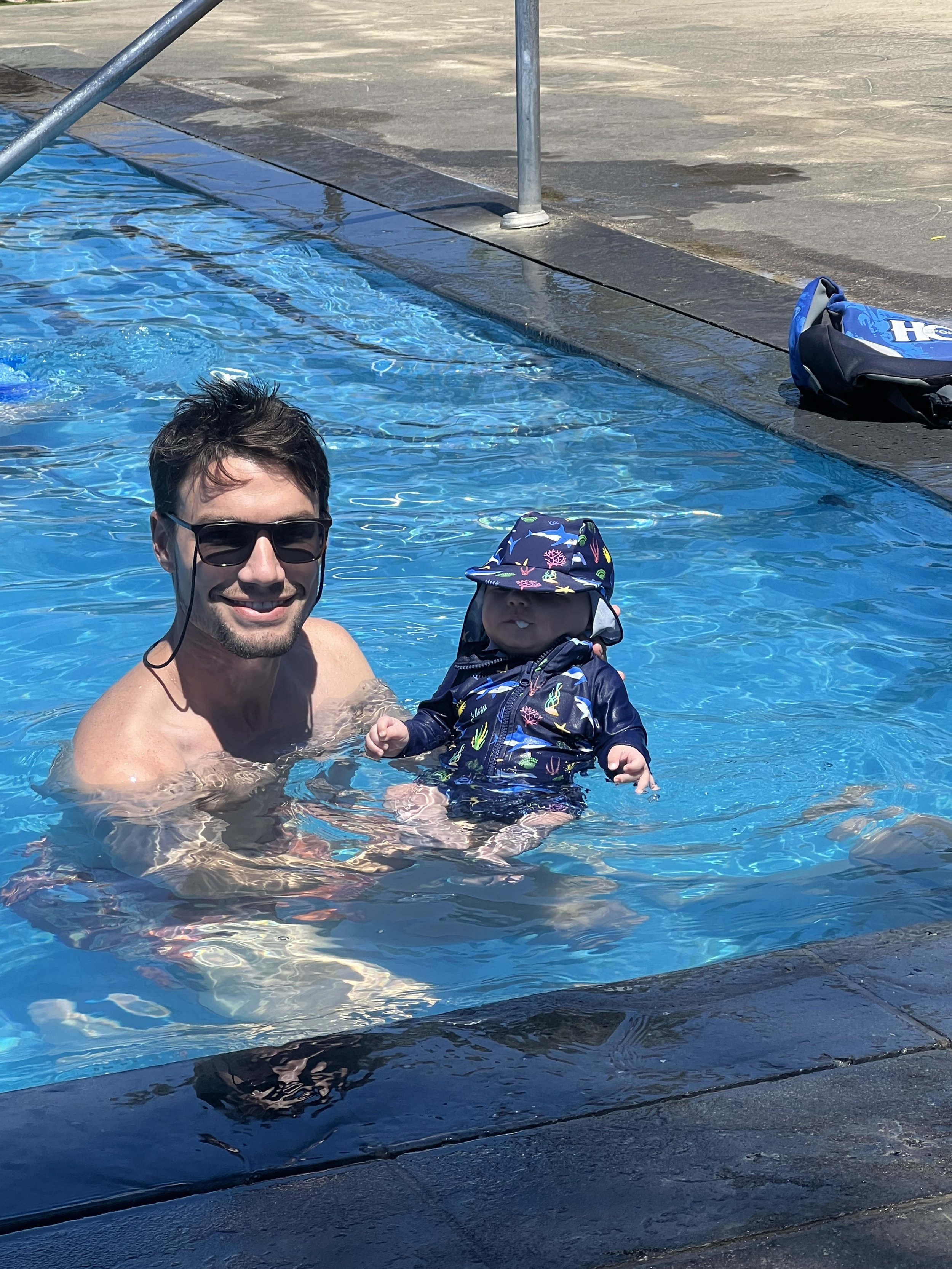 Swimming in March