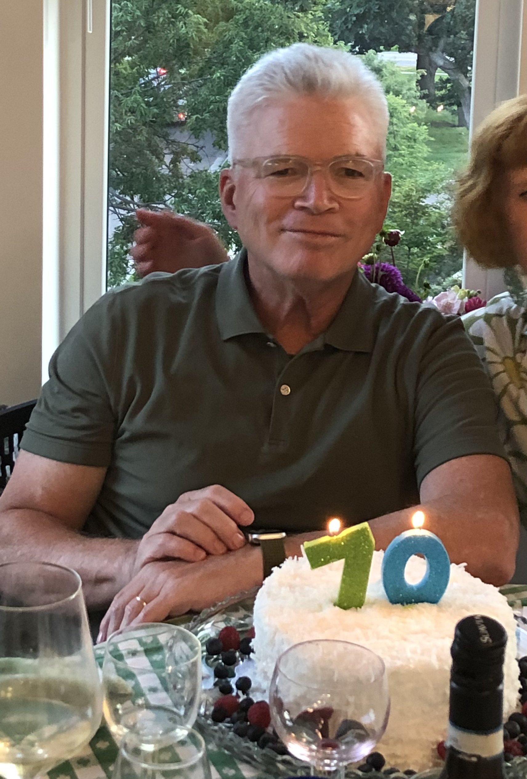 My 70th birthday party with friends in July