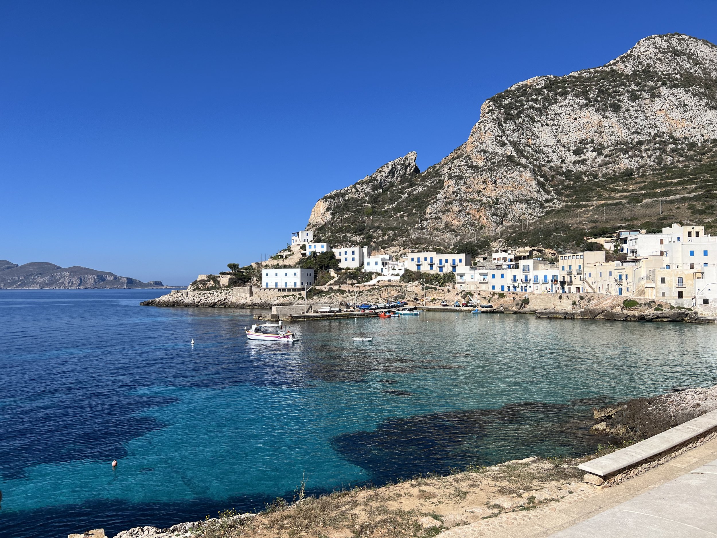Favignana, Sicily, on our hike