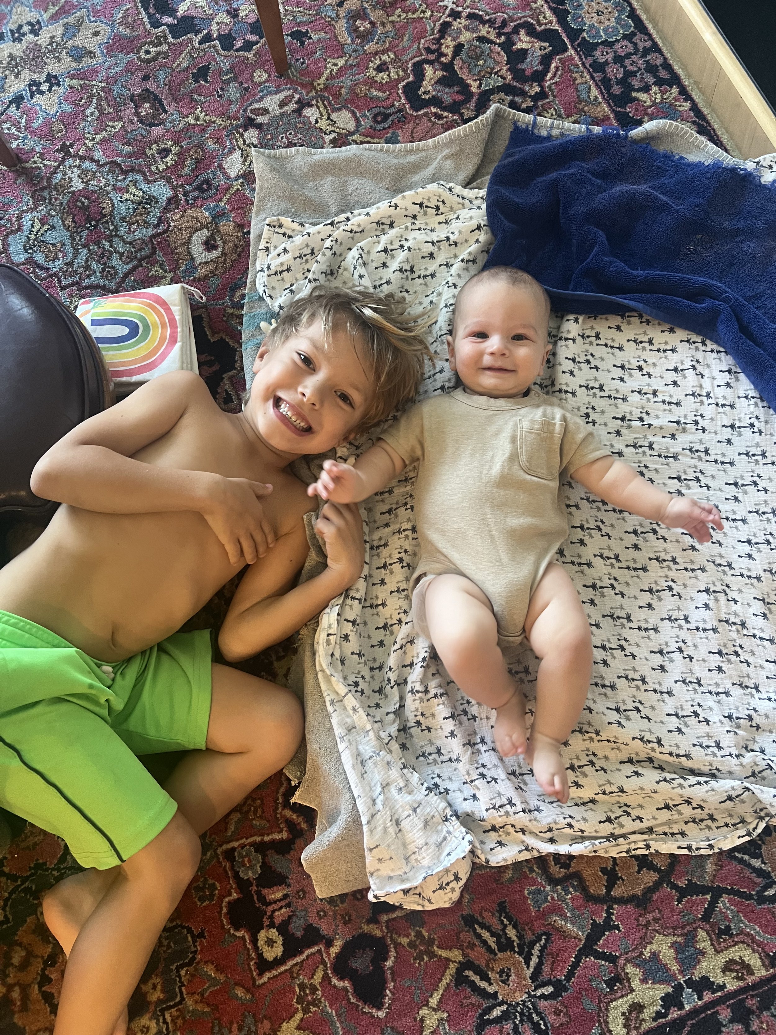 Auggie and Altai being cousins