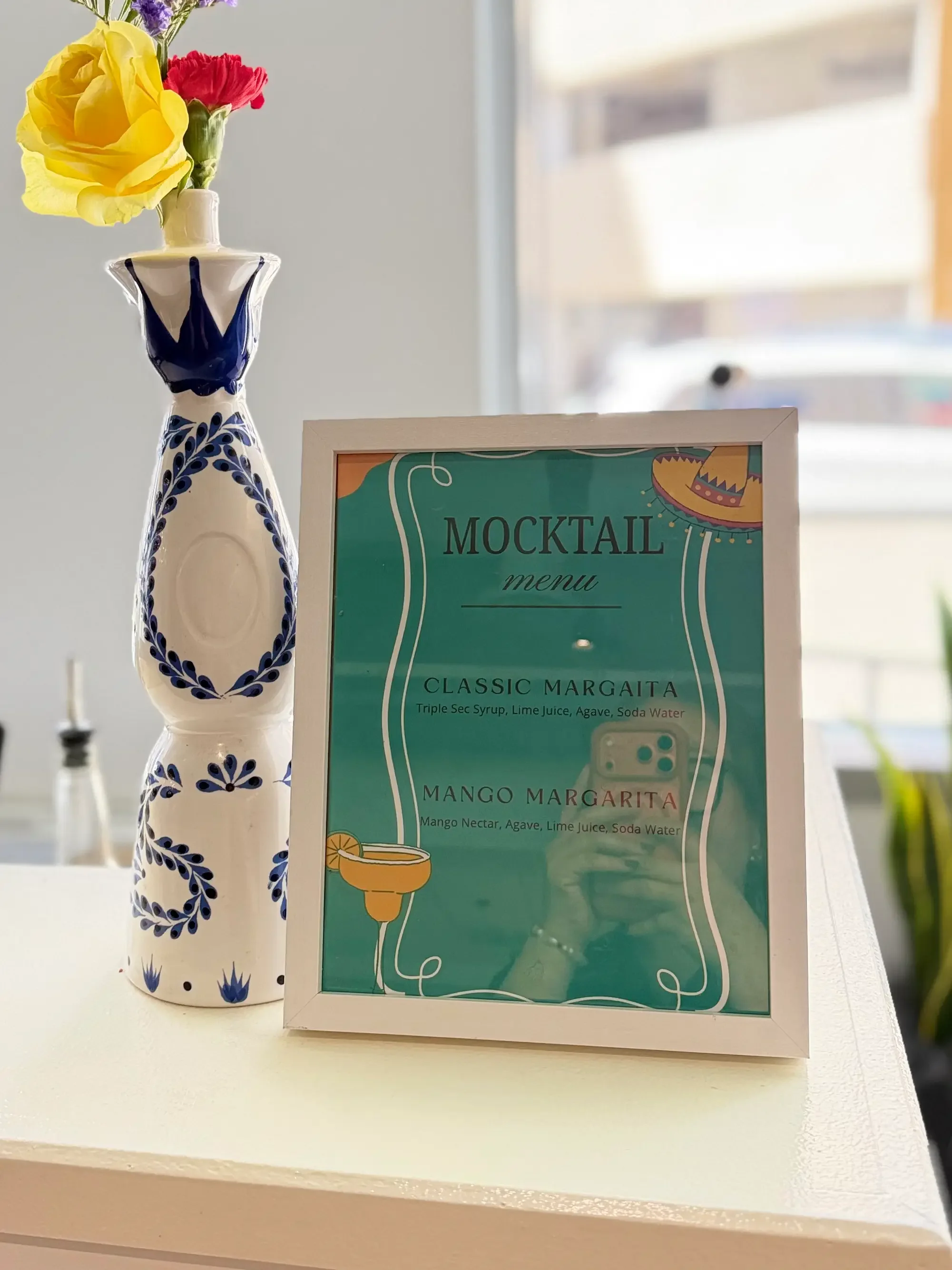 Custom printed mocktail menu designed for On Cloud Lime's National Margarita Day corporate celebration, featuring themed signature drinks that complemented the event branding and employee experience.
