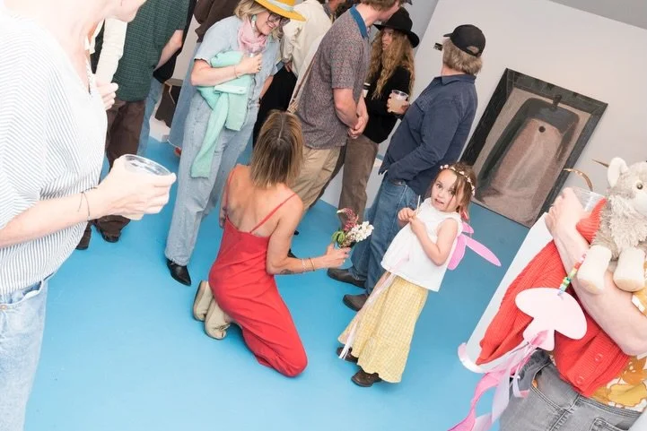 Taking the Waters opening reception made waves last night &mdash; we are so grateful for our vibrant and welcoming Livingston community as well as our invited artists who put such clever and provocative effort into creating these works for the curato