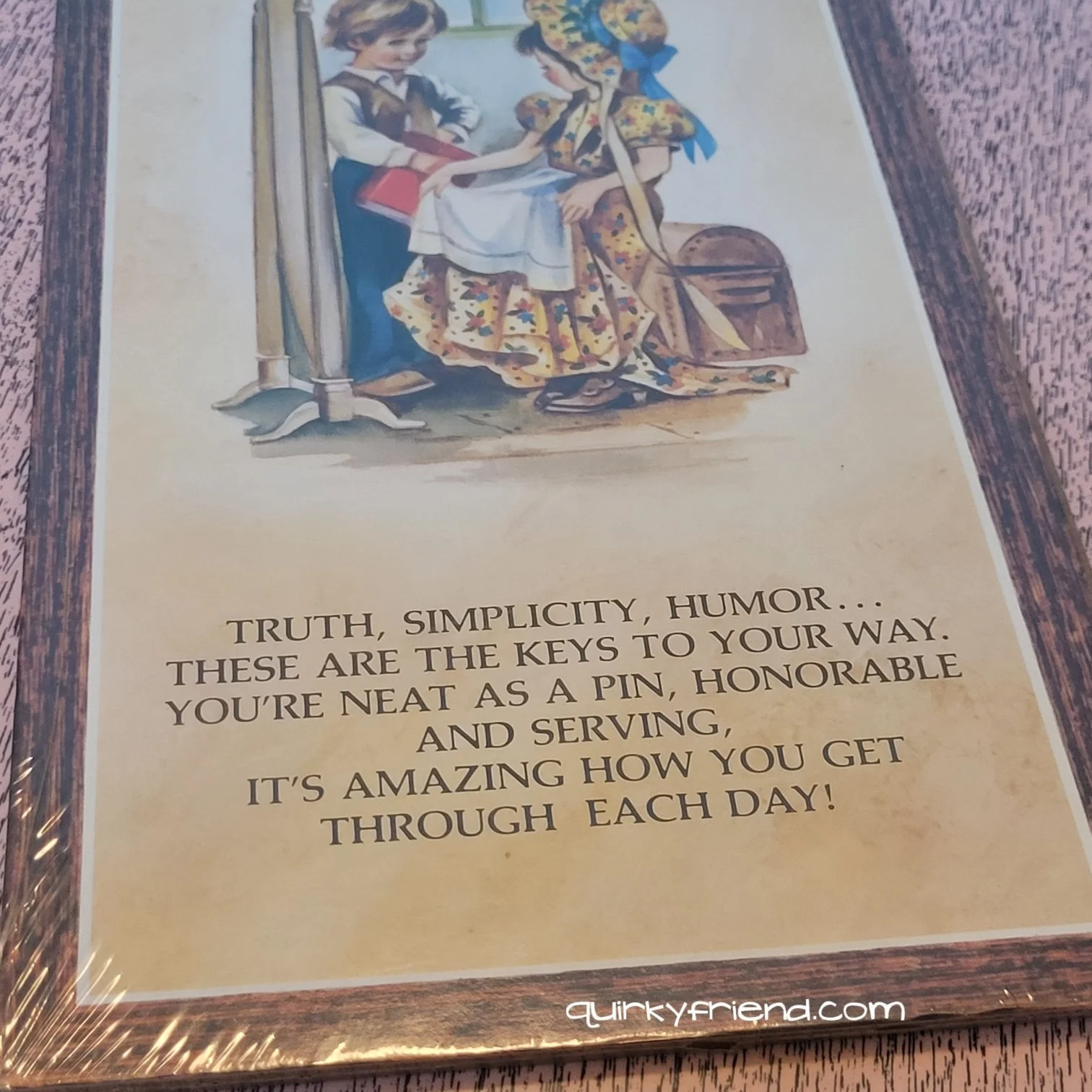 Vintage 1970s Virgo Zodiac Wall Plaque 4.jpg