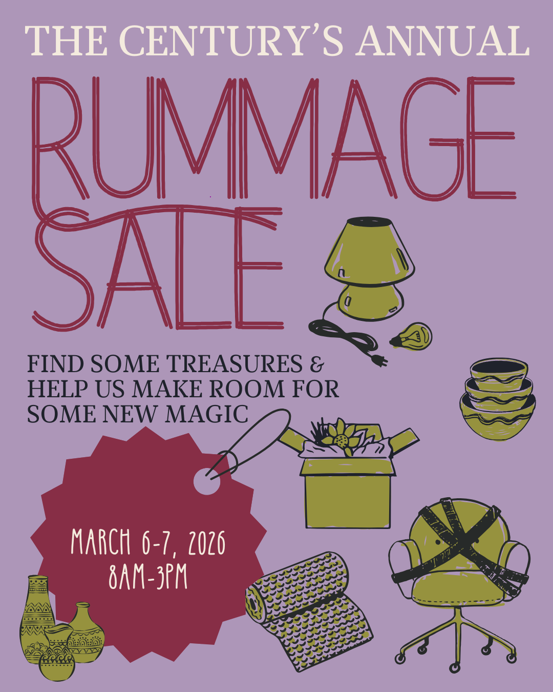 The Century’s Annual Rummage Sale