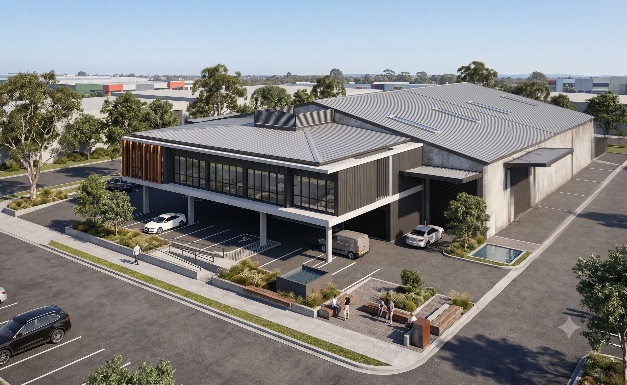 Warehouse with tenancy and office