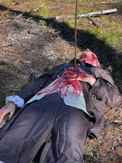 Kyle acting in A Book of Freedom: The Confessions of Francisco Menéndez