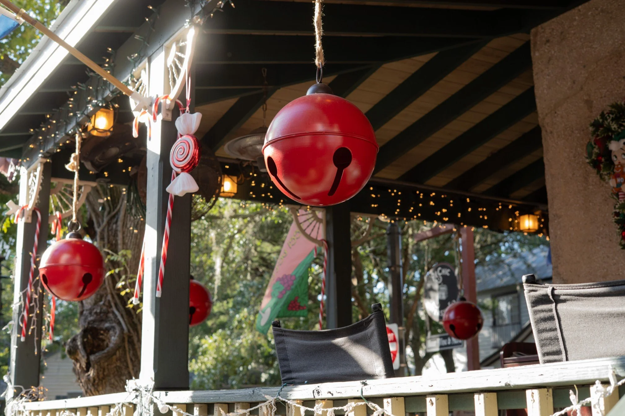 Festive decorations outside of ReCHIC Treasure. (Miller, St. Augustine. November 4, 2025)