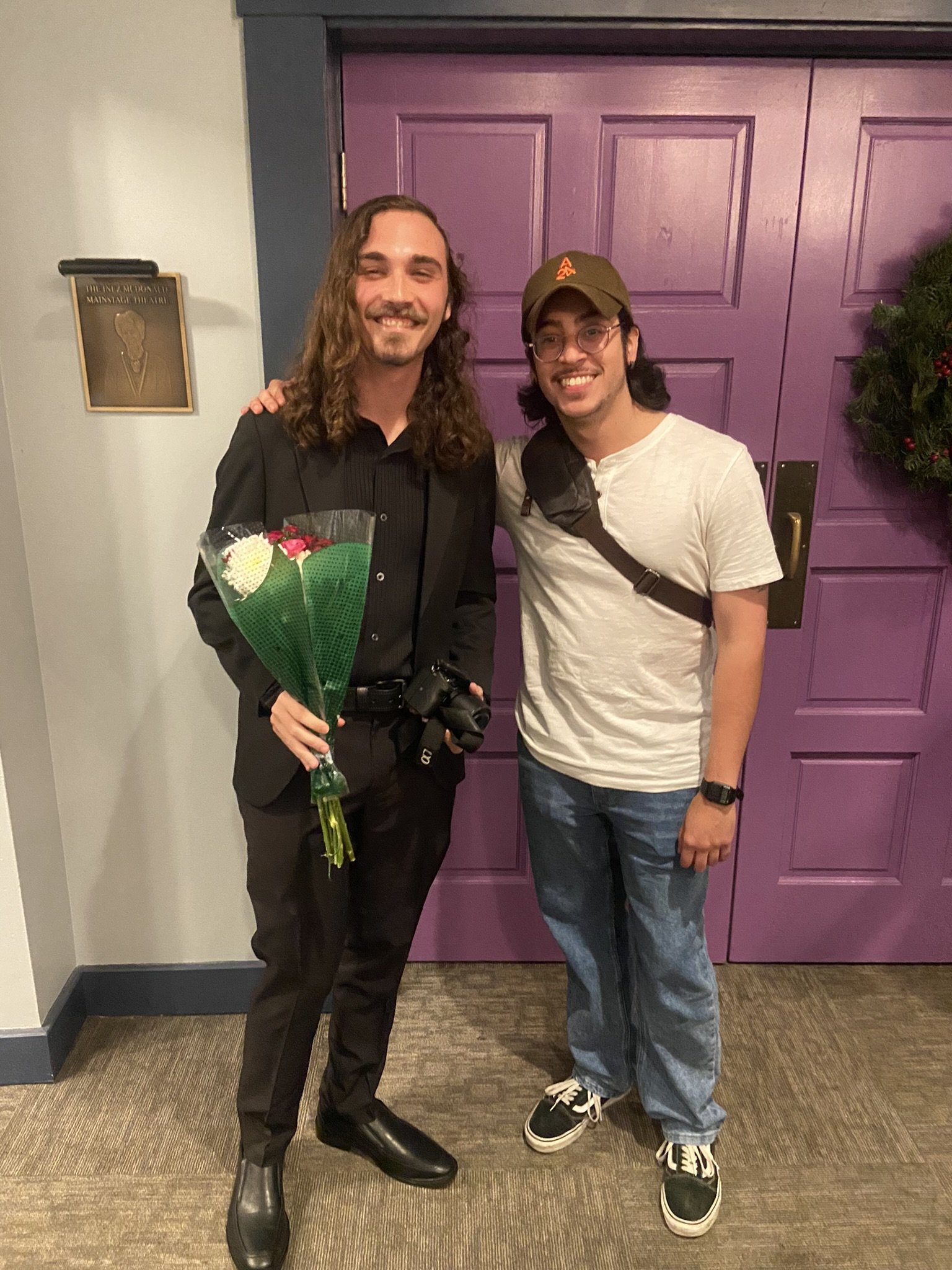 Kyle and Ethan J. Rosario at the film premiere for Kalopsia