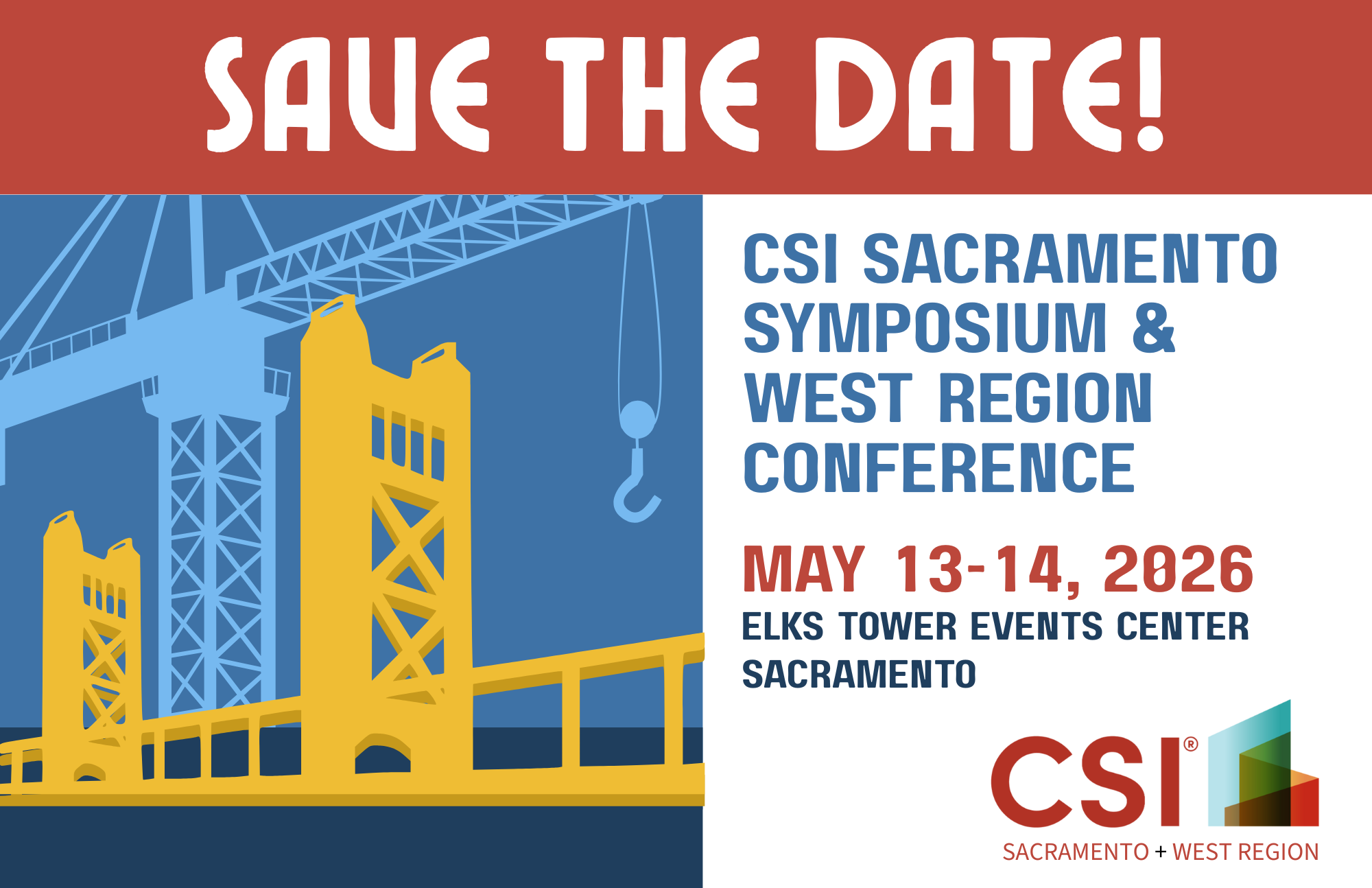 2026 CSI Sacramento Symposium & West Region Conference