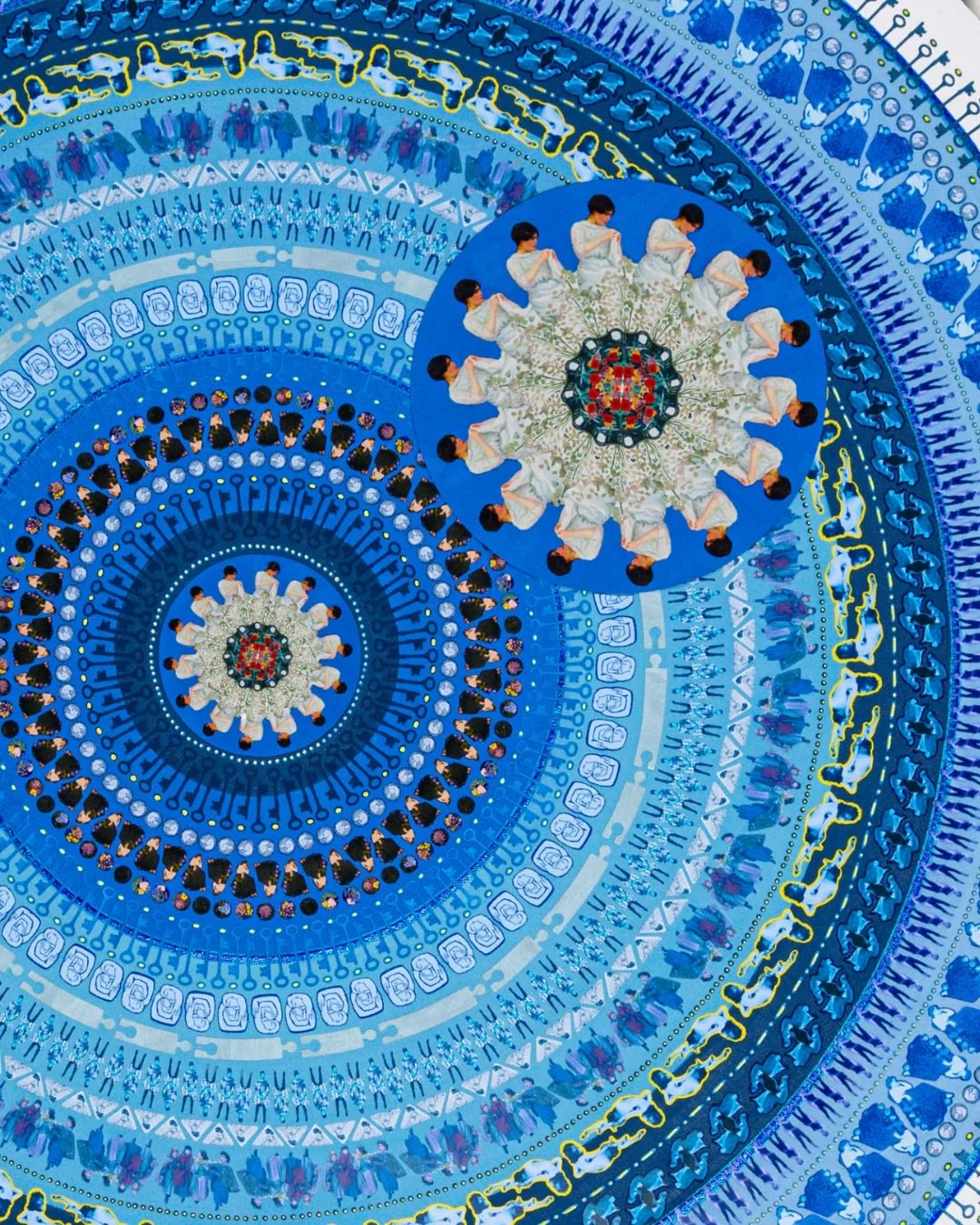 &ldquo;A Room of One&rsquo;s Own, Composition 0317&rdquo; is my layered exploration of creativity and the lives of female artists, past and present. Made of thousands of hand-placed paper fragments, the work reflects on what it means to carve out spa