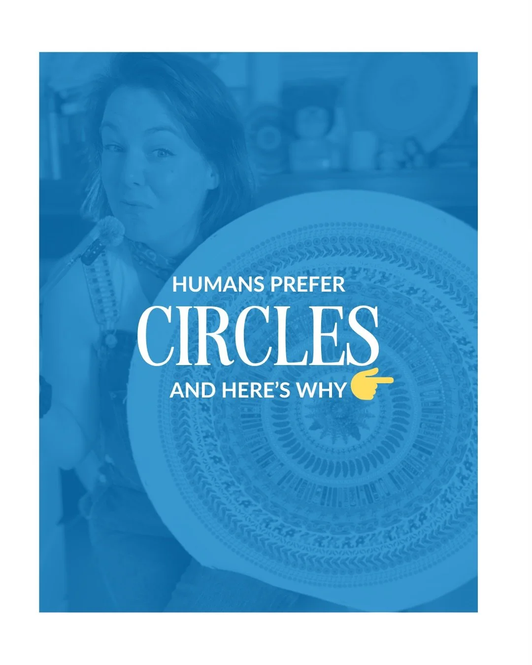I didn&rsquo;t start using concentric circles because they were trendy 🌀 I started using them because people kept stepping closer.

And it turns out&hellip; that might be SCIENCE!

Research shows our brains notice circles faster than other shapes. W