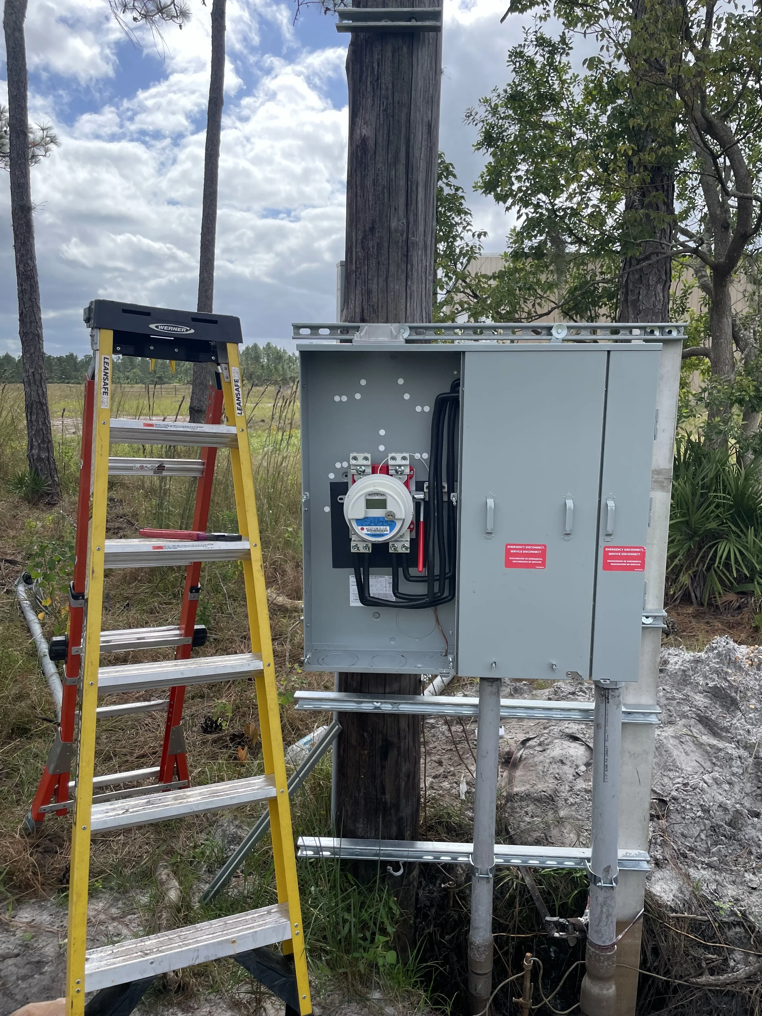 new 400 amp electrical service