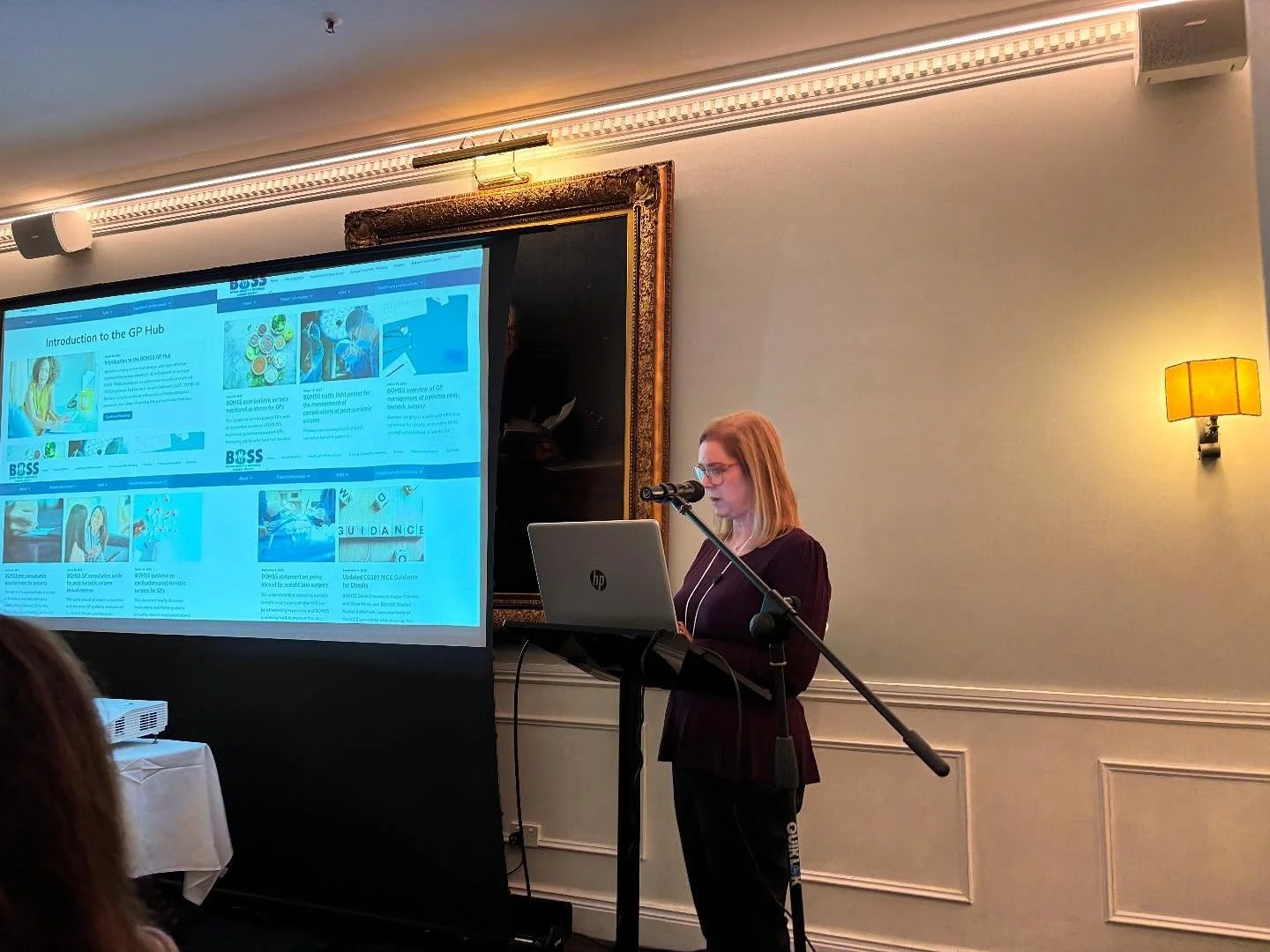 Sally about to share her amazing research with us! #bariatricsurgery #gp #obesity