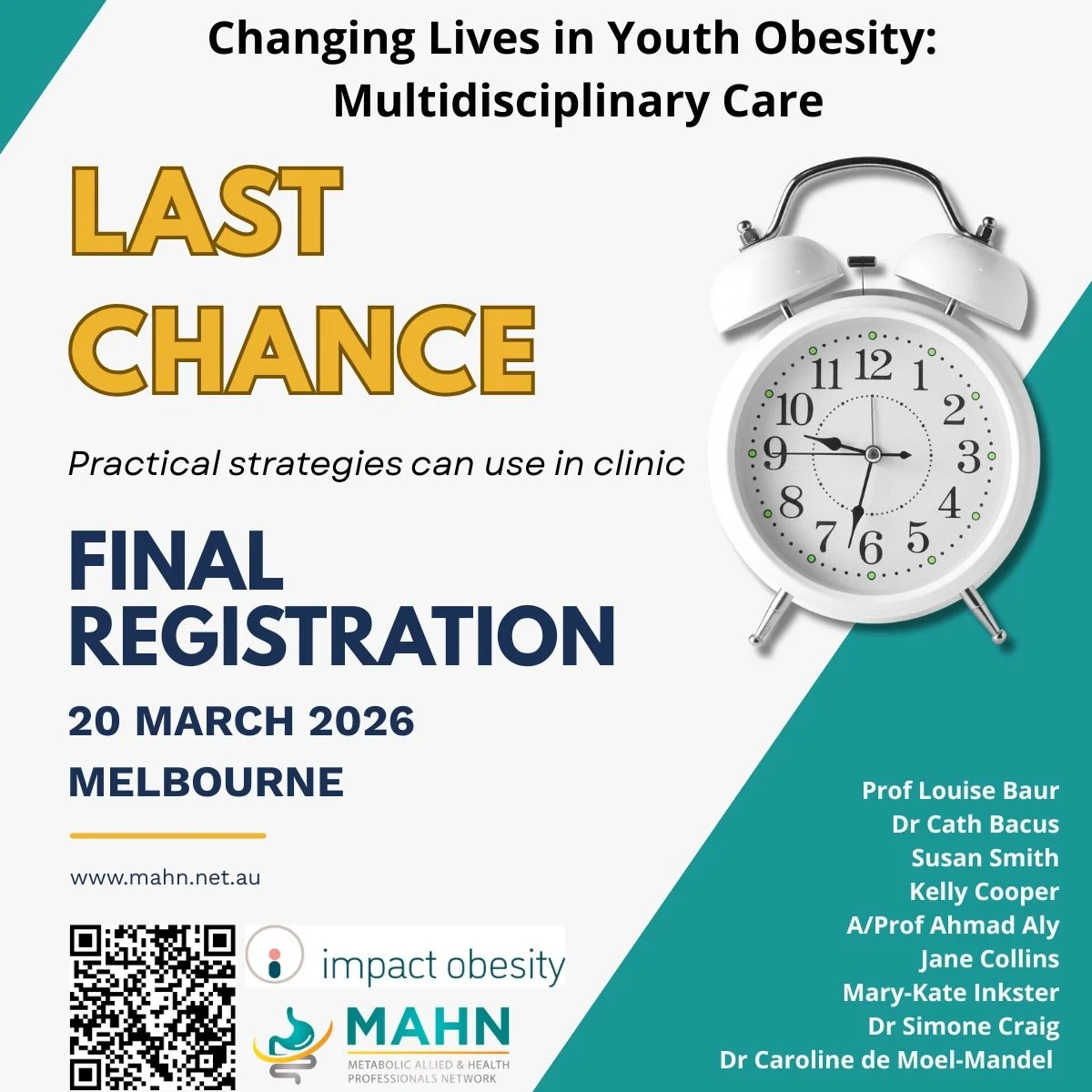 26% of Australian children and adolescents were living with obesity in 2022.
That means:
&bull; More children
&bull; More complexity
&bull; Earlier presentations of ill health
But are we truly equipping clinicians with practical, collaborative strate