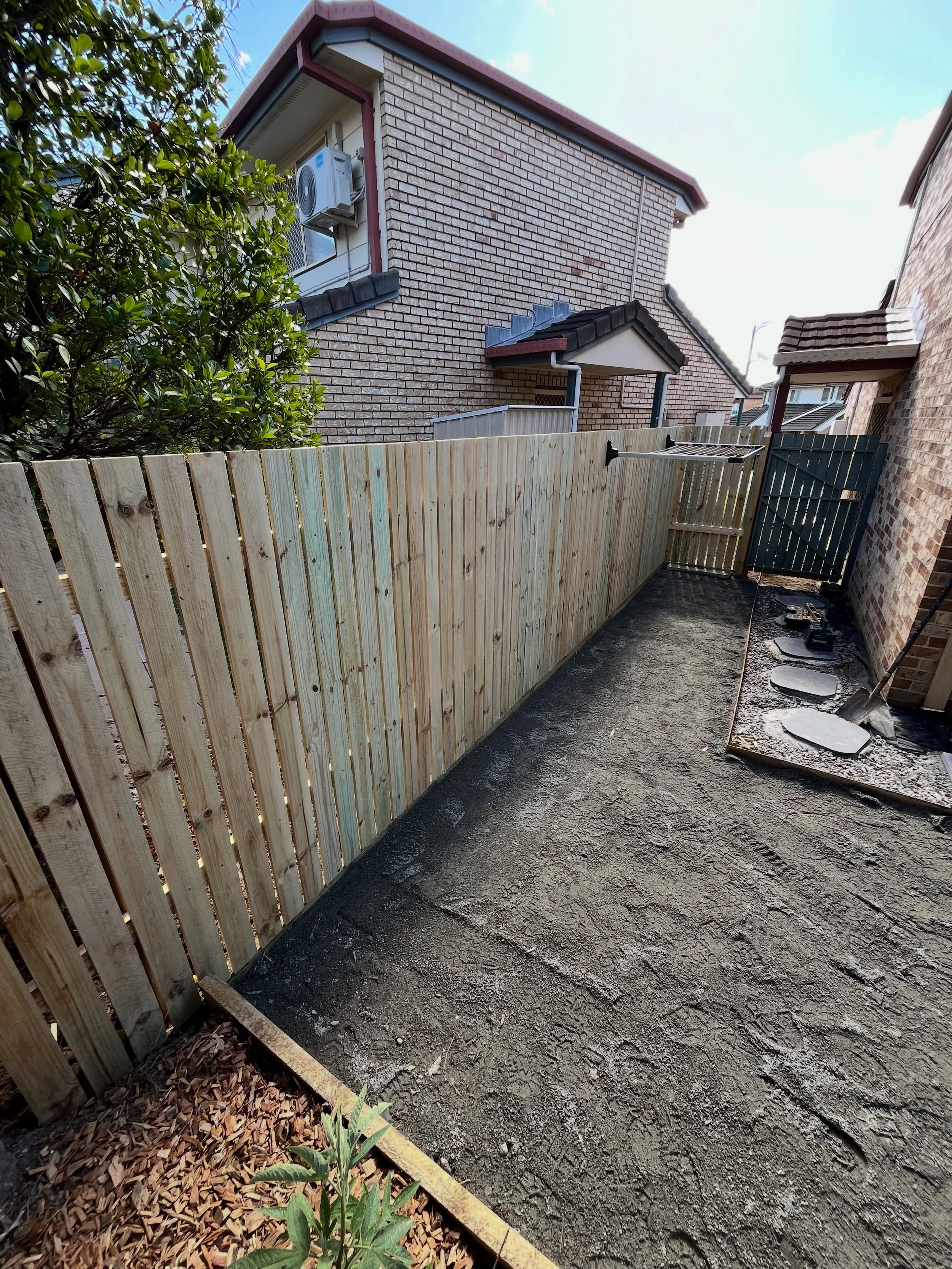 A Timber fence offers a tidy and affordable finish for all property sizes.