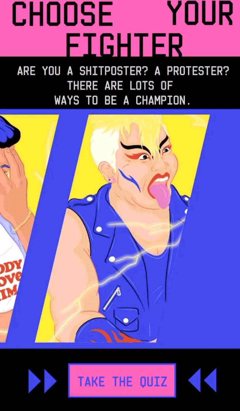 ALT CHARACTER ILLUSTRATION WRESTLER DIVERSITY