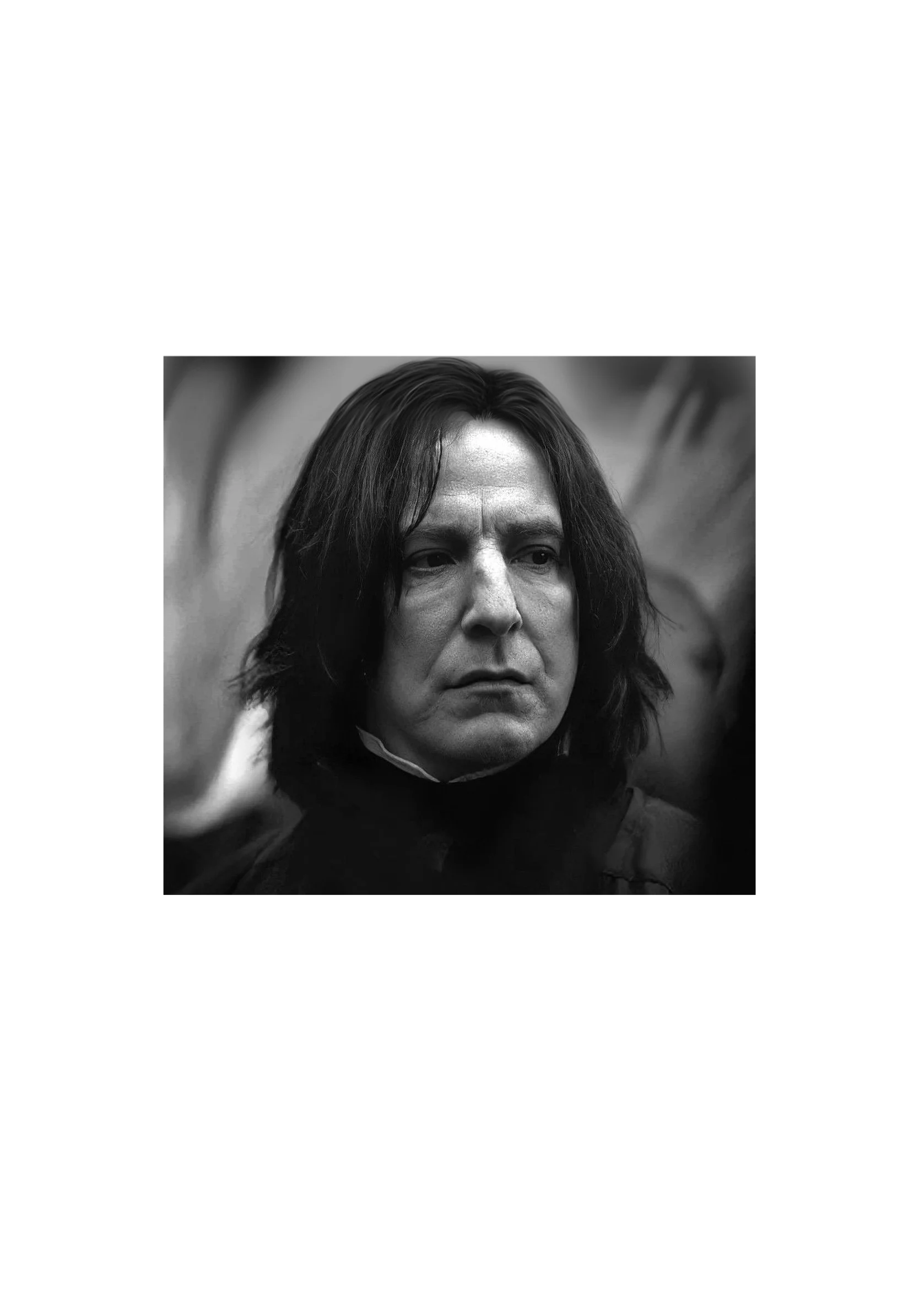 professor Severus Snape tattoo flash