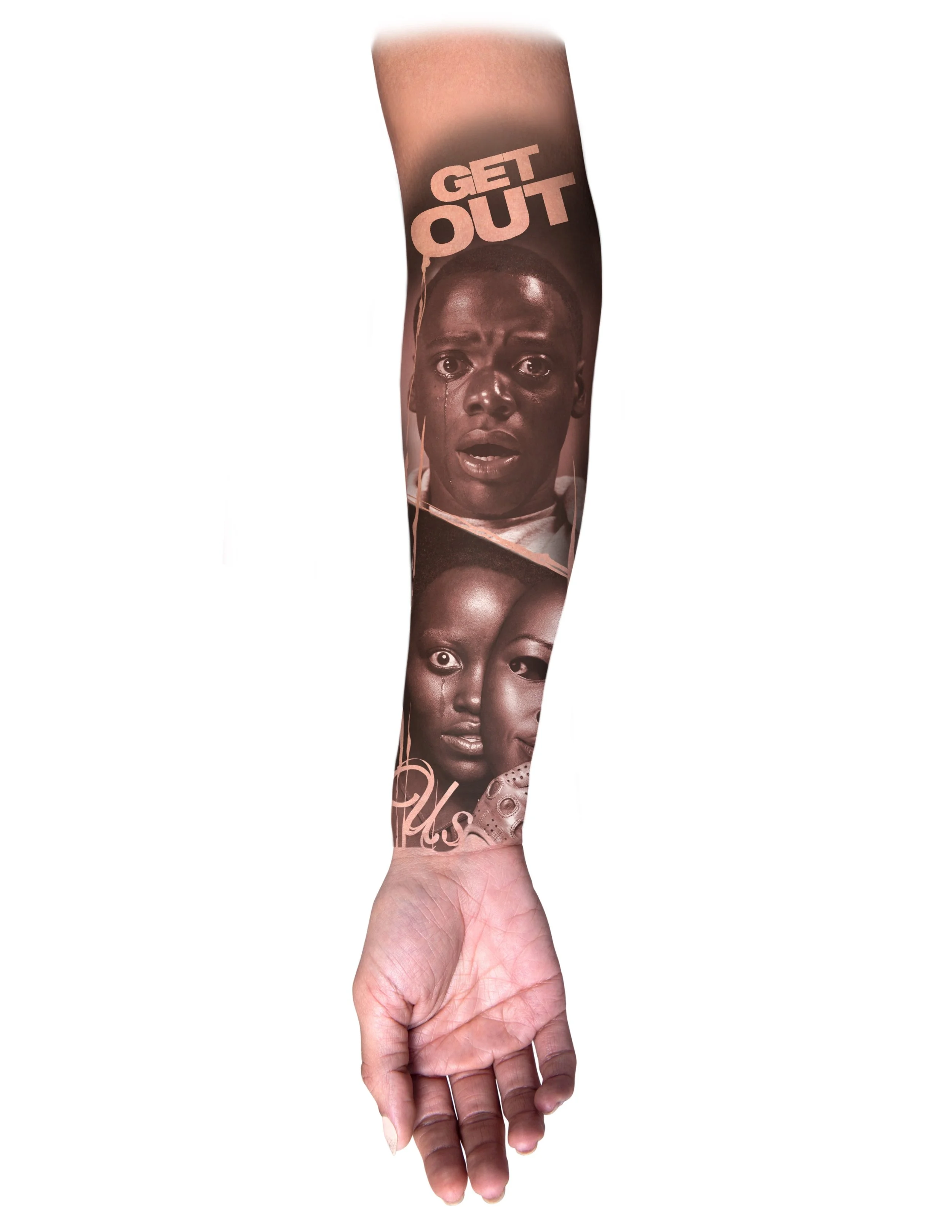 Get Out and Us movie flash. flash from the movie us and flash from the movie get out