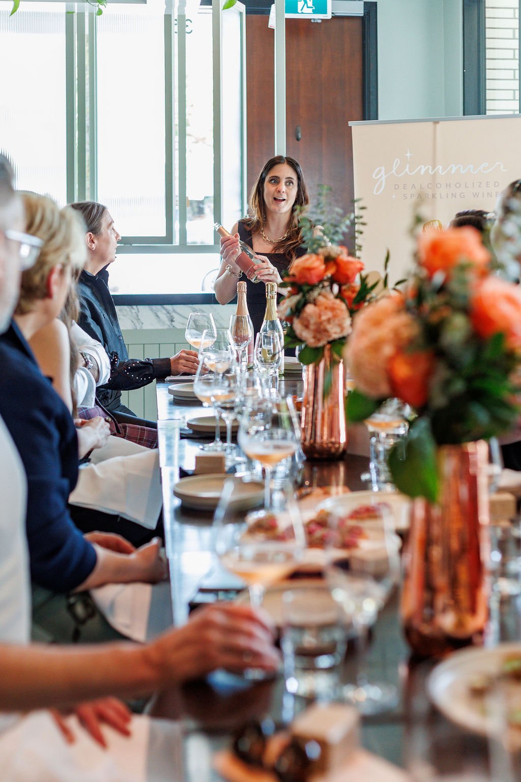 Glimmer Rosé Launch at Published, Vancouver by Claire Garner Photography