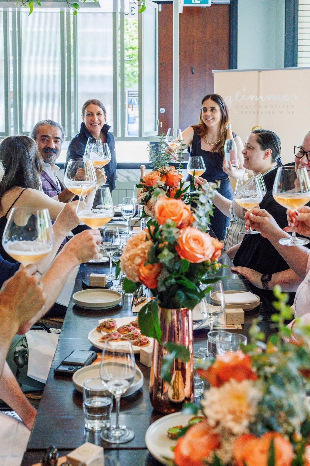 Glimmer Rosé Launch at Published, Vancouver by Claire Garner Photography