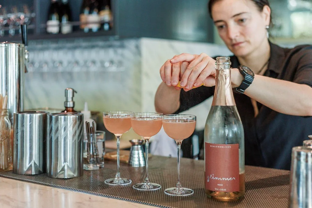 Glimmer Rosé Launch at Published, Vancouver by Claire Garner Photography