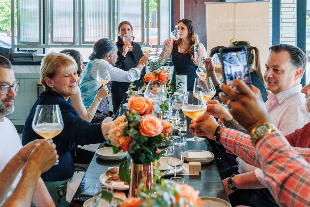 Glimmer Rosé Launch at Published, Vancouver by Claire Garner Photography