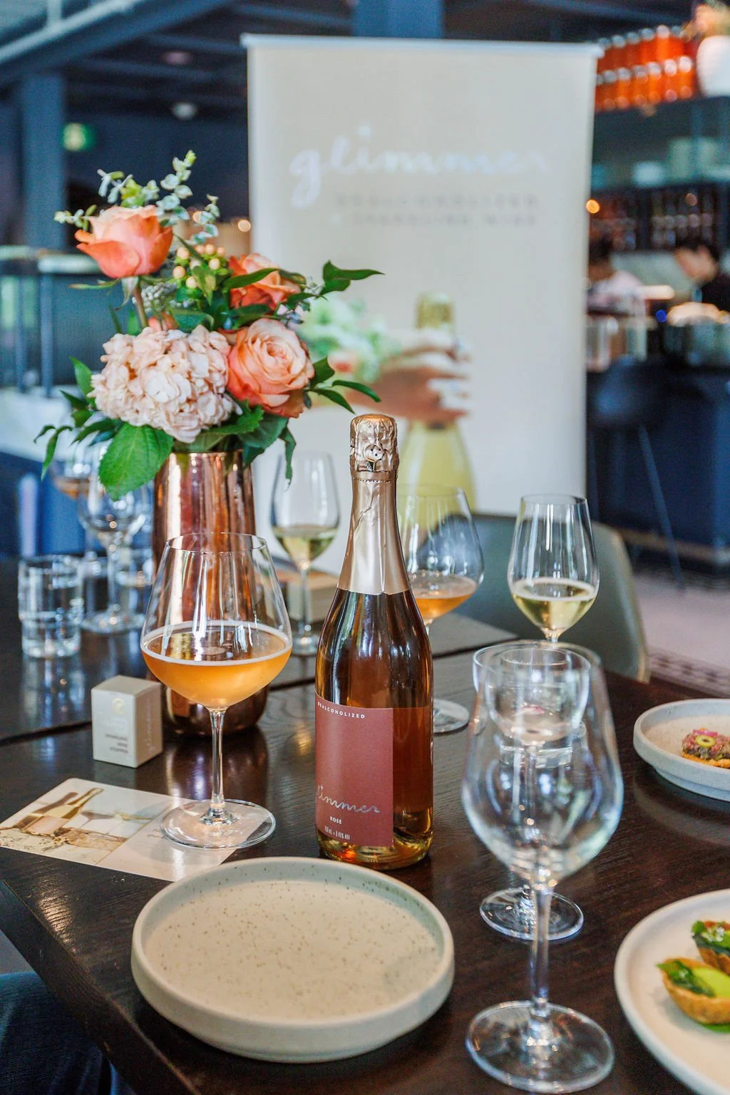 Glimmer Rosé Launch at Published, Vancouver by Claire Garner Photography